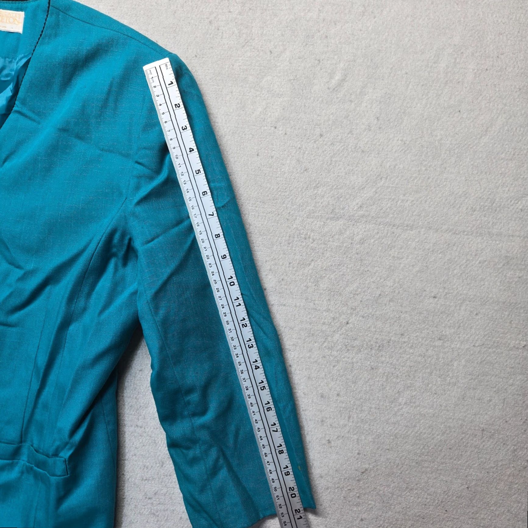 Pendleton VINTAGE Pendleton Blazer Jacket Women's M Medium Blue Wool Button Casual 90s Womens Size M / US 6-8 / IT 42-44 - 6 Thumbnail