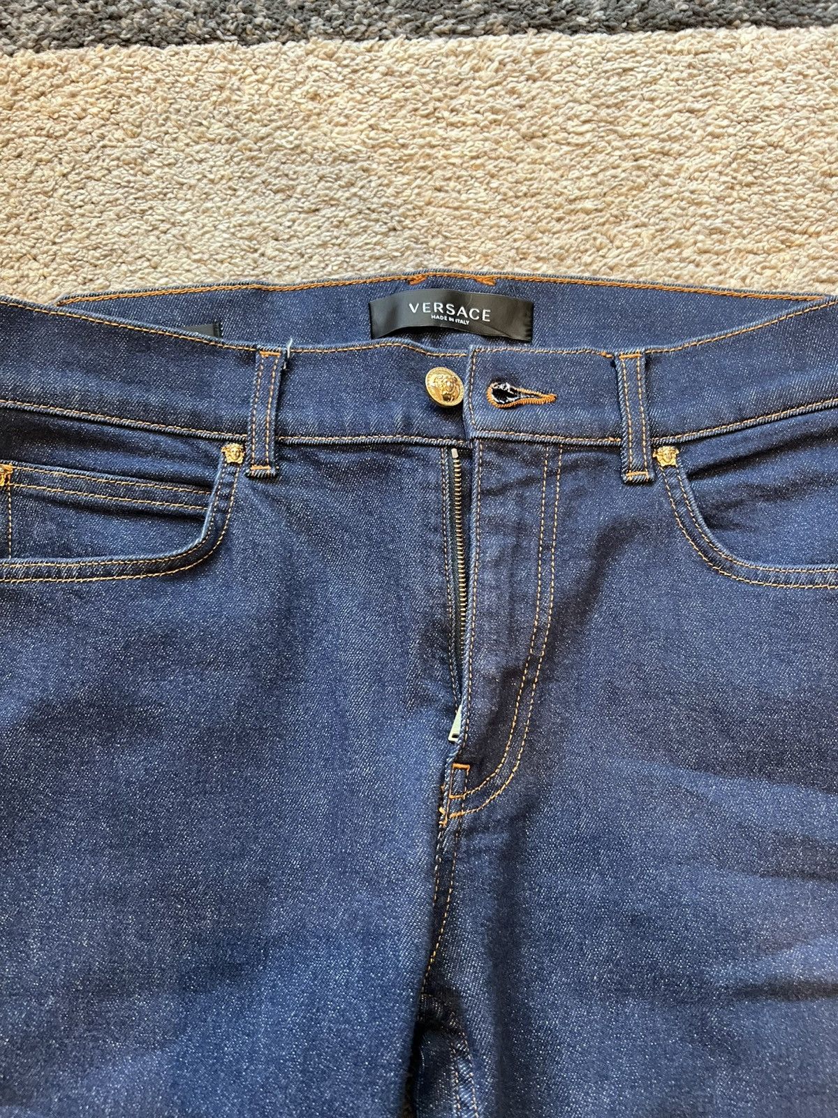 Versace Versace Mens Jeans Blue Wash Taylor Fit Size US 31 - 6 Thumbnail