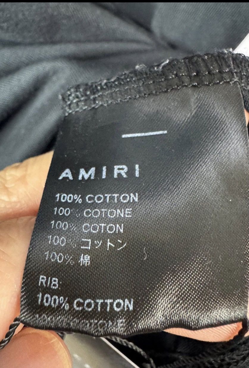 Amiri AMIRI Logo Graphic T-Shirt – Black – Size M Size US M / EU 48-50 / 2 - 3 Thumbnail