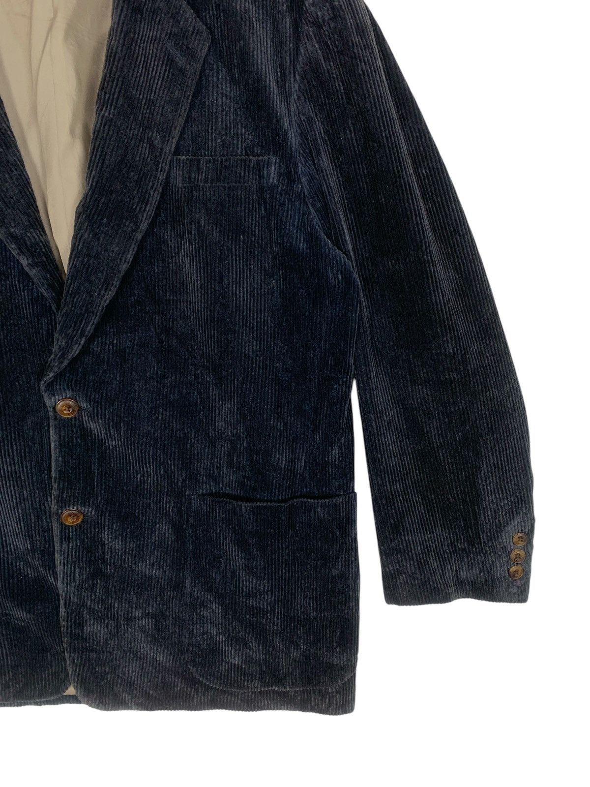 Burberry Vintage Burberry London Designer Luxury Corduroy Blazer Size US M / EU 48-50 / 2 - 4 Thumbnail