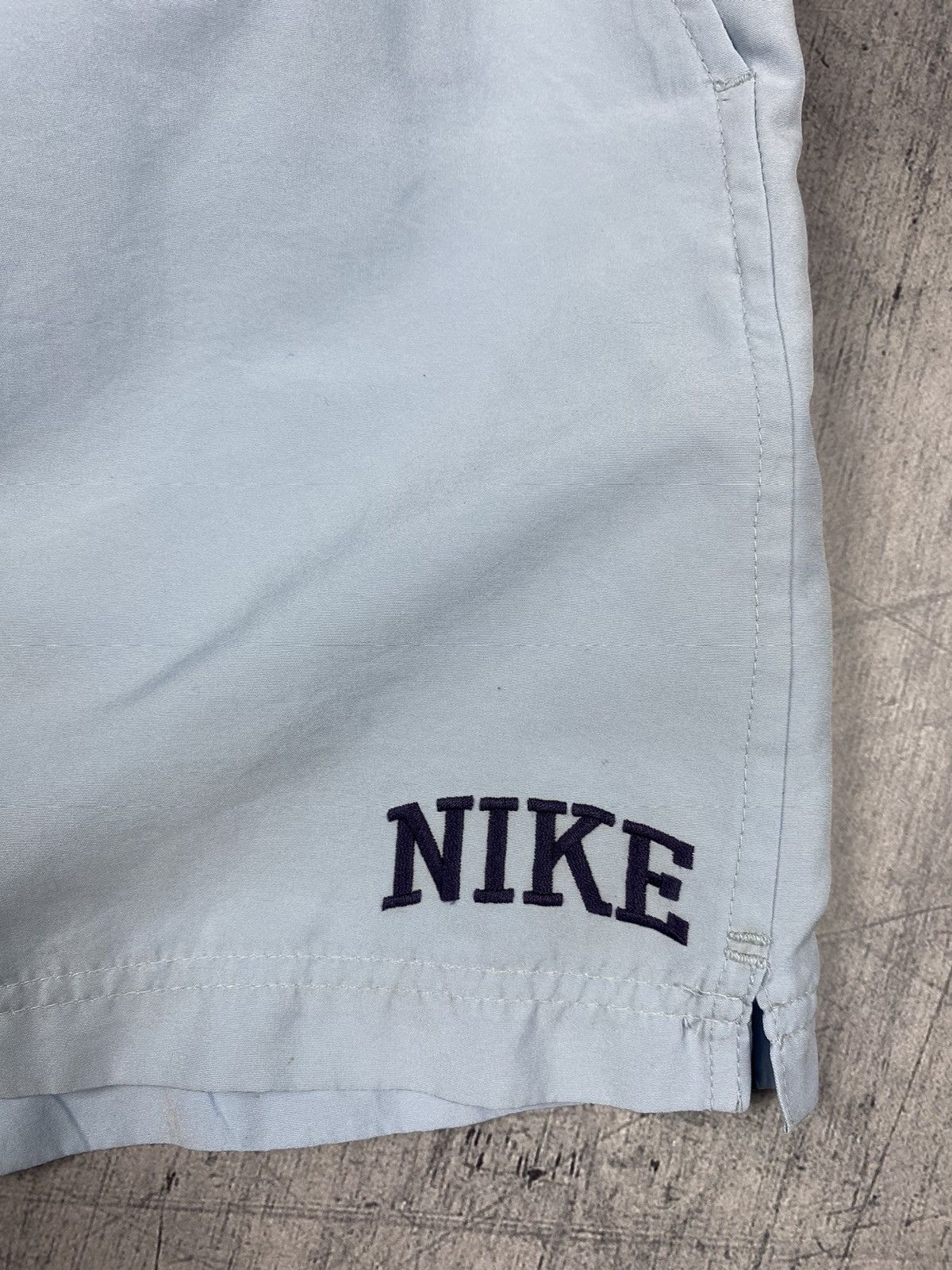 Nike × Vintage Vintage 90s Nike Swoosh Drill Shorts Size US 33 - 5 Thumbnail