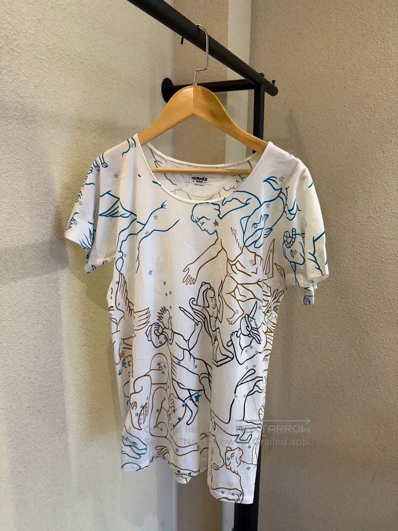 Hermes Hermes Short-sleeved T-shirt Size XXS / US 00 / IT 34 - 1 Thumbnail