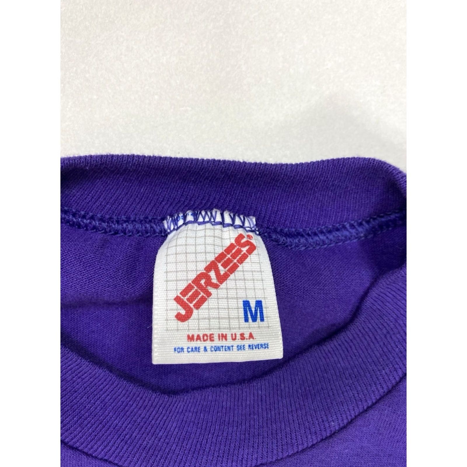 Jerzees VINTAGE JERZEES T-Shirt Women M 90s Bushes Meeting Bar Ft Lauderdale Purple Short Sleeve Crew Neck Cotton Size M / US 6-8 / IT 42-44 - 6 Thumbnail