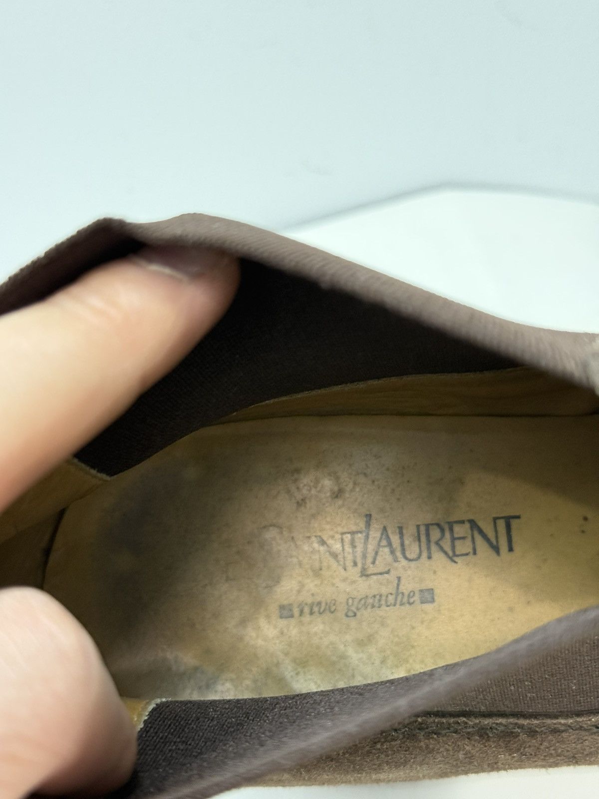 Yves Saint Laurent Yves Saint Laurent Rive Gauche Suede Boots Size US 9 / EU 42 - 8 Thumbnail