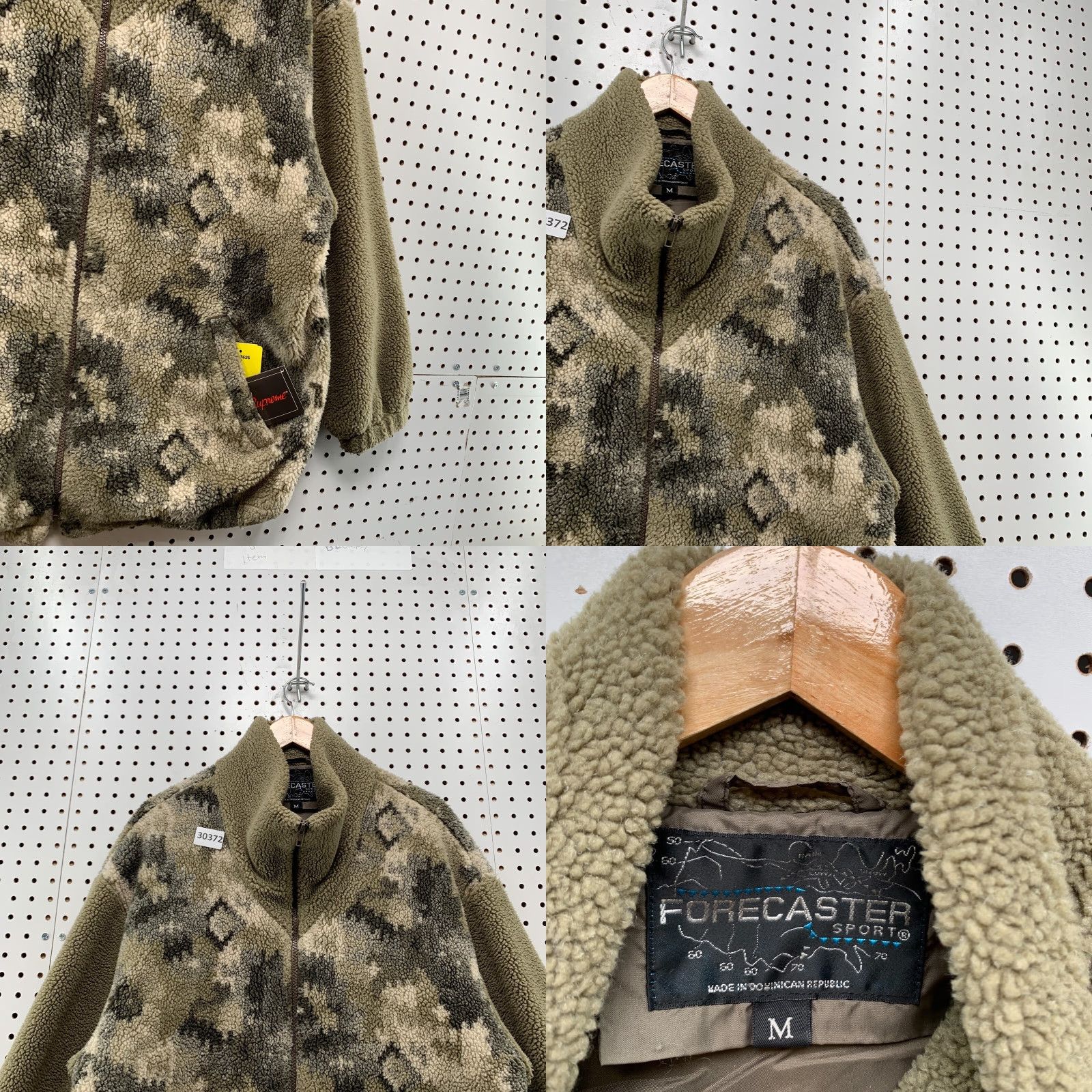 Vintage VINTAGE Forecaster Jacket Mens M Aztec Deep Pile Sherpa Bomber Geometric Brown Warm 90s Mens Size US M / EU 48-50 / 2 - 8 Thumbnail