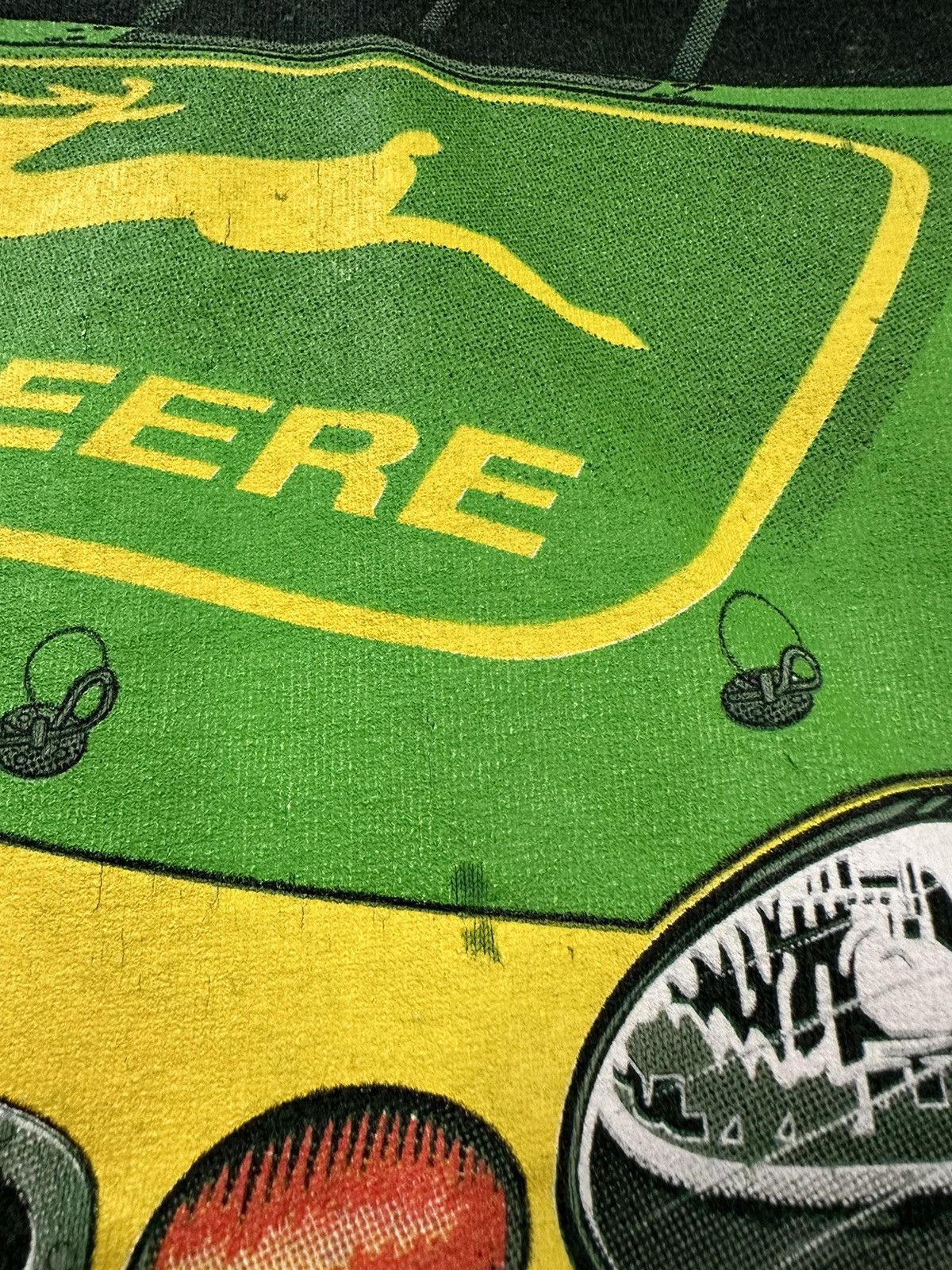 NASCAR Vintage 90s Nascar Chad Little John Deere Racing T-Shirt Size US XL / EU 56 / 4 - 9 Thumbnail