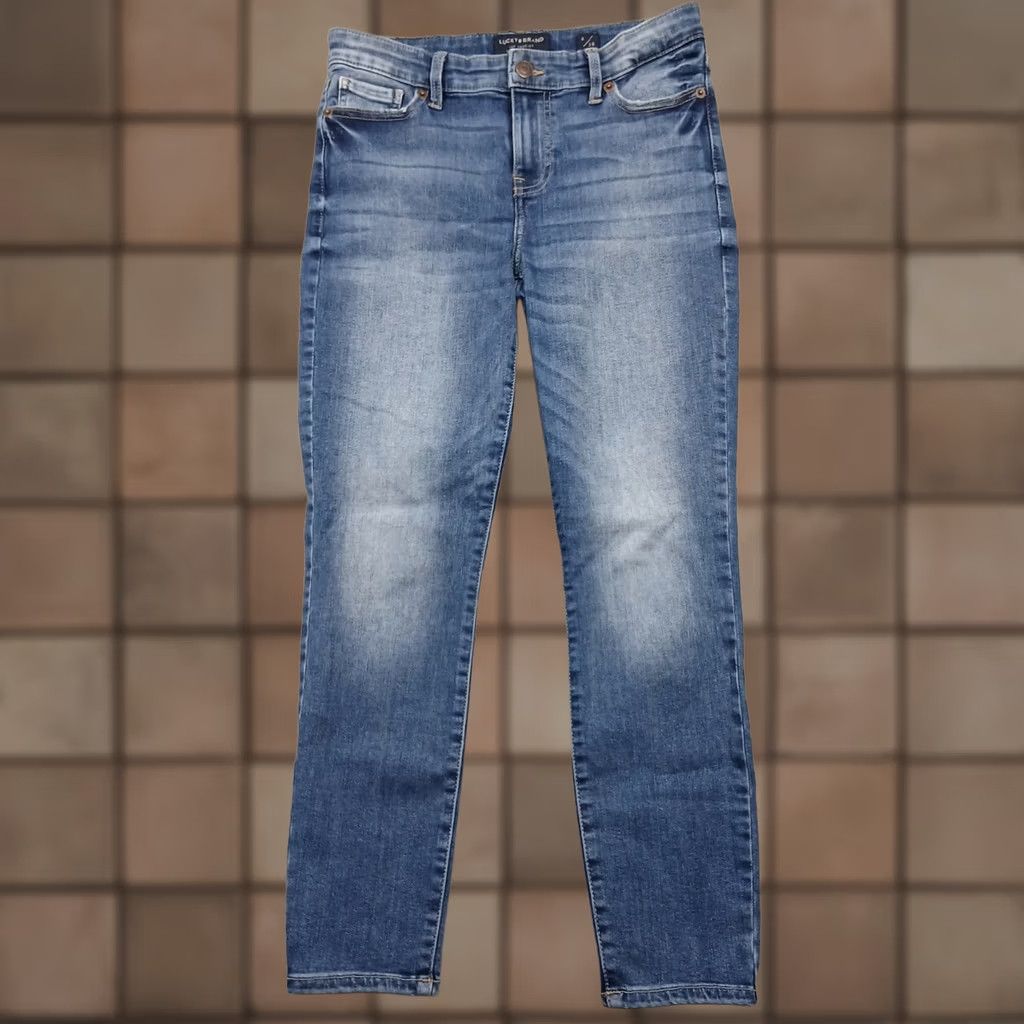 Lucky Brand Lucky Brand Ankle Skinny Womens Jeans 6/28 Blue Stretch Denim Size 28" / US 6 / IT 42 - 1 Thumbnail