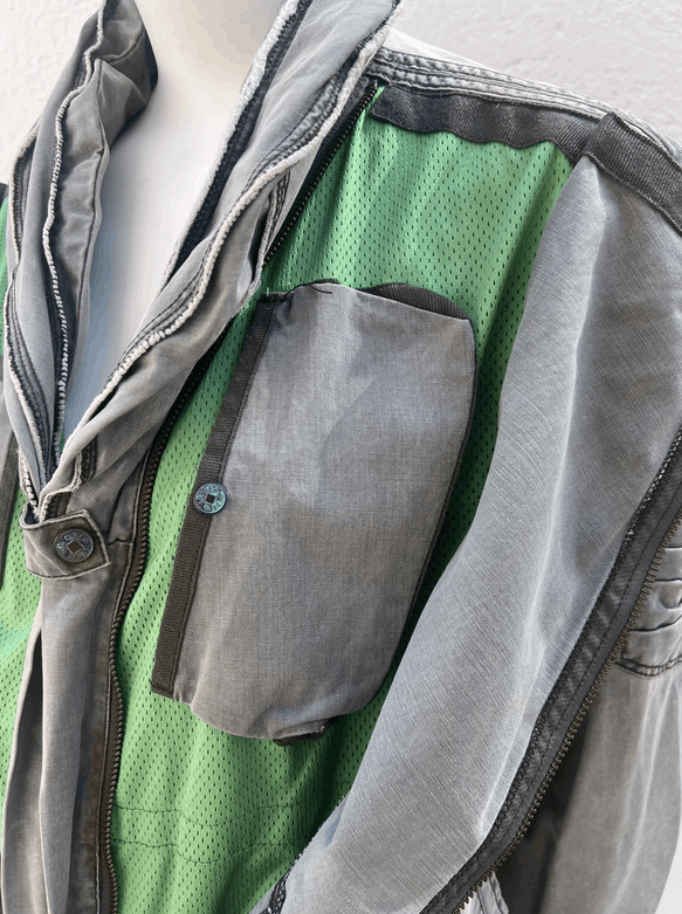 Marithe + Francois Girbaud Marithe Francois Girbaud Jacket Bomber Multipocket EX0099 Size M / US 6-8 / IT 42-44 - 8 Thumbnail