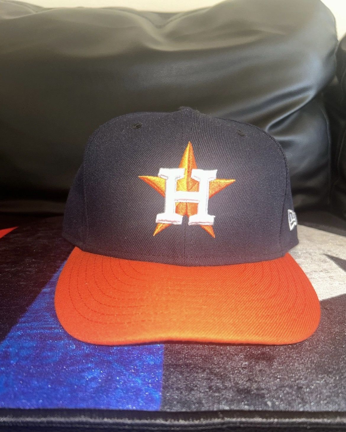 New Era Vintage Houston Astro MLB NEW ERA hat (Sz-7-3/8) Size ONE SIZE - 1 Thumbnail