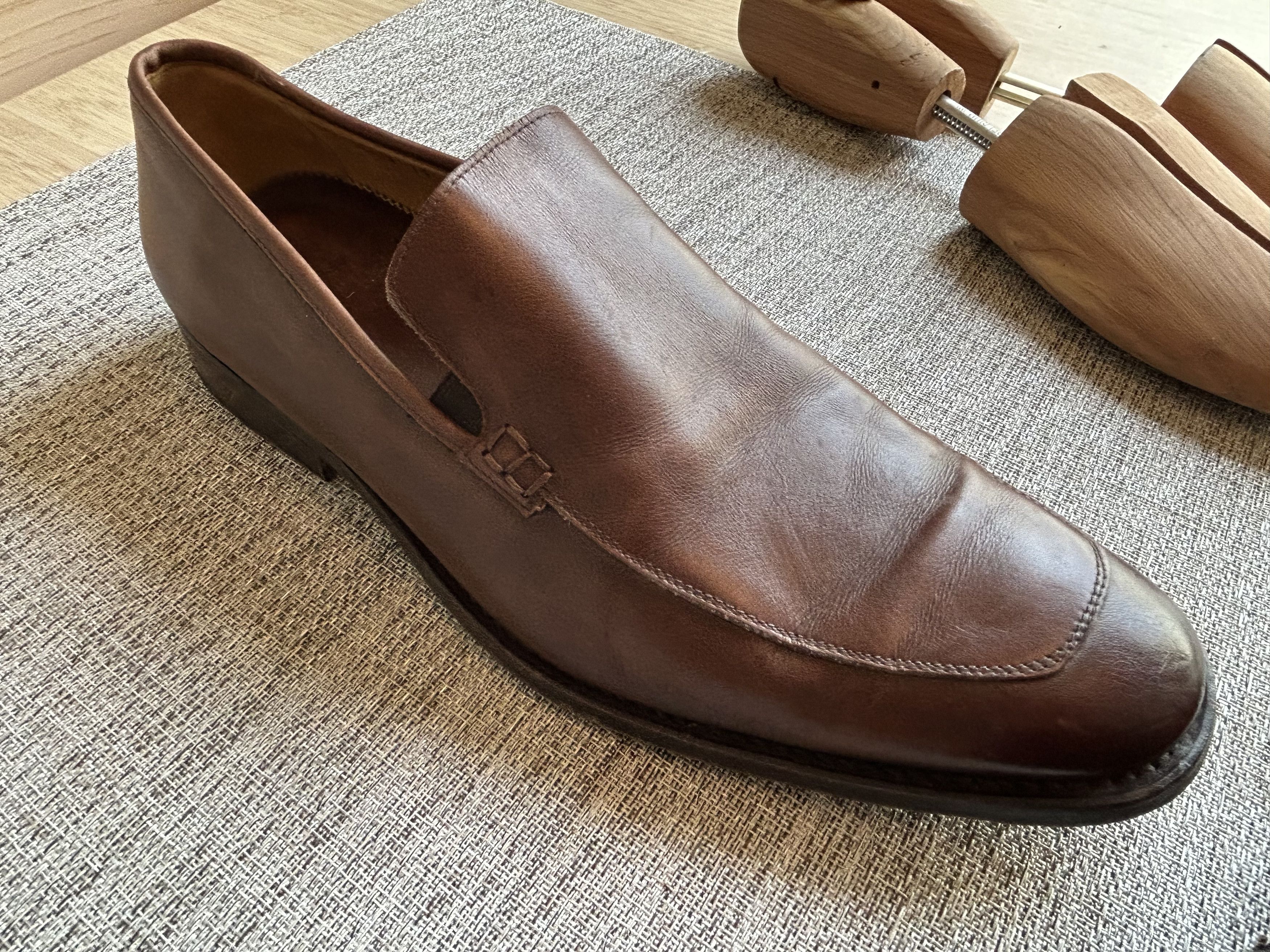 Other Varda Italian Leather Slip On Loafers Size US 11 / EU 44 - 8 Thumbnail