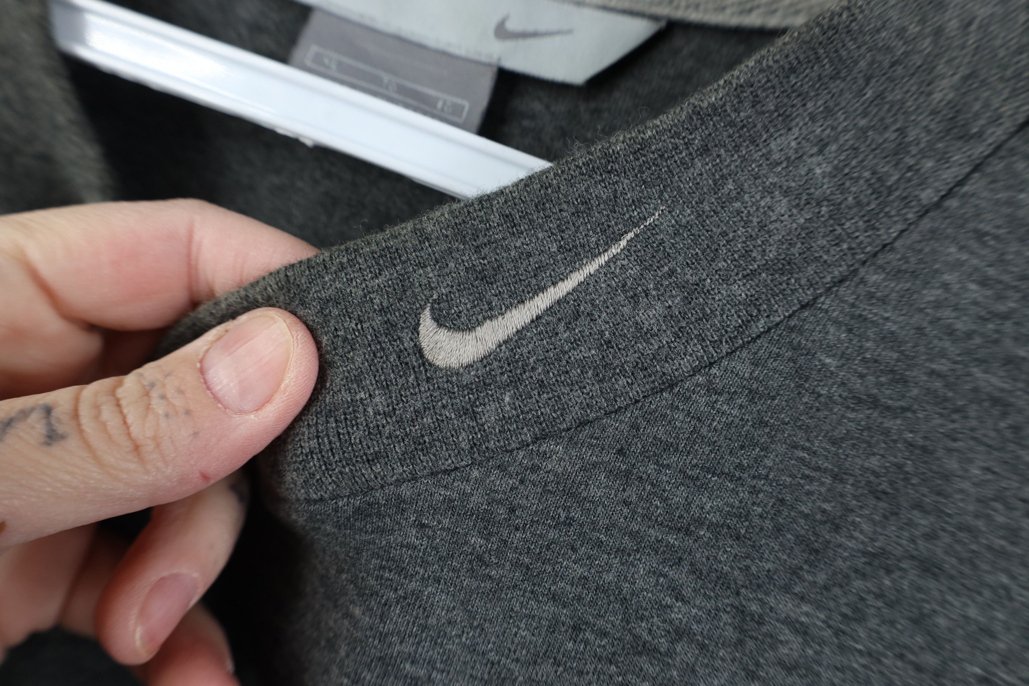 Nike Vintage Y2K Nike Mini Swoosh Mock Neck Long Sleeve T-Shirt Size US XL / EU 56 / 4 - 4 Thumbnail