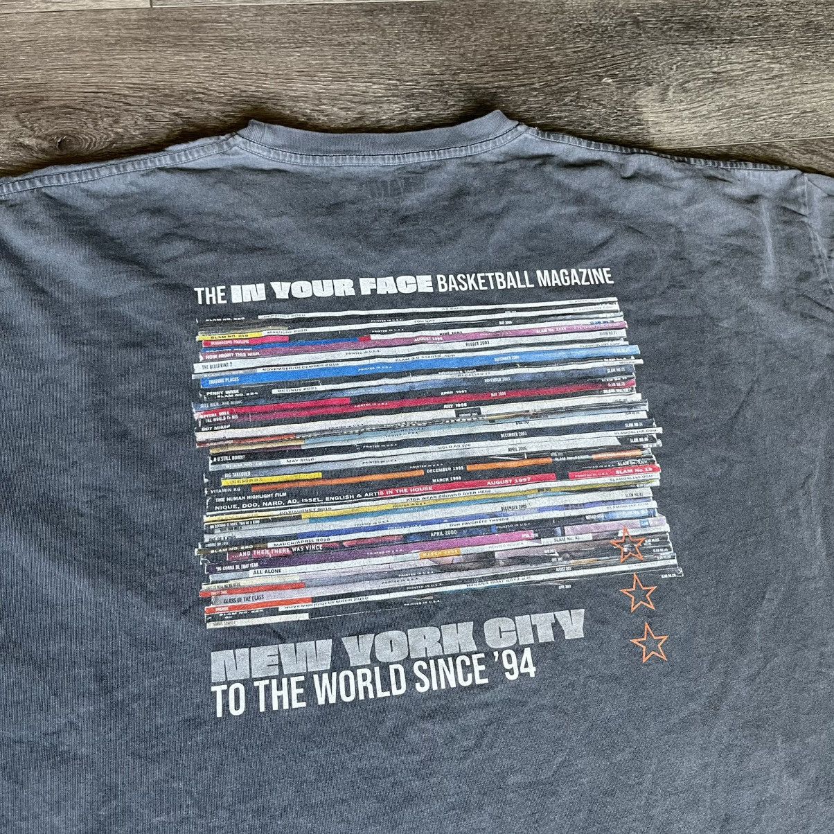 Other Vintage Style SLAM Magazine Since 94 Mag Stack Heavy T Shirt Size US XXL / EU 58 / 5 - 1 Thumbnail