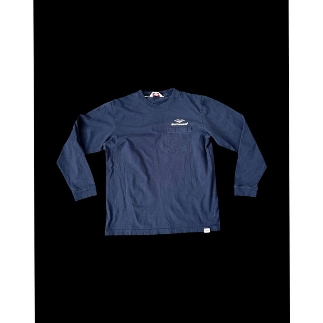 Battenwear Long Sleeve Shirt Mens Small Blue Cotton Made In Usa, Men's — image 6 of 6