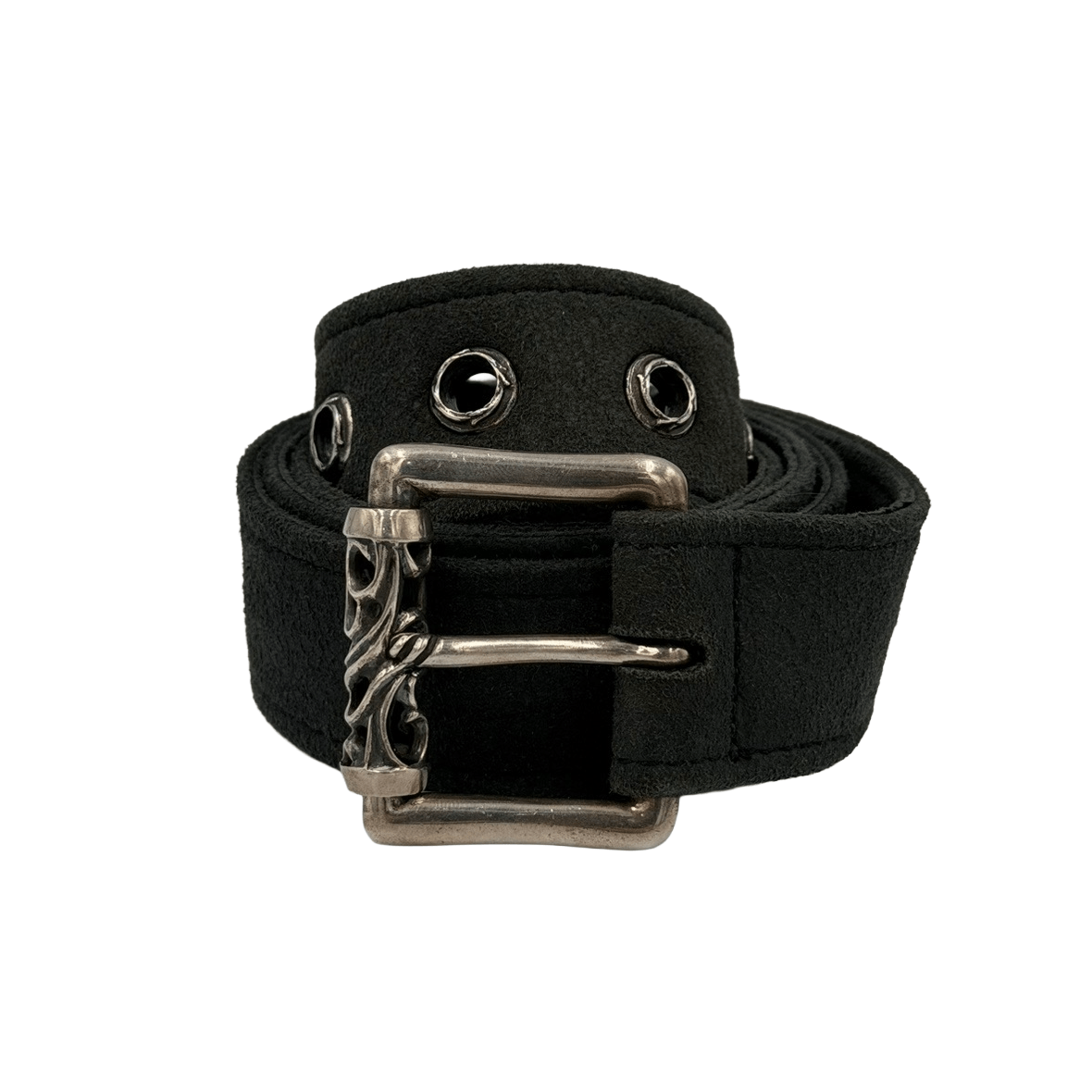 Chrome Hearts Suede Roller Belt Grey Size ONE SIZE - 1 Preview