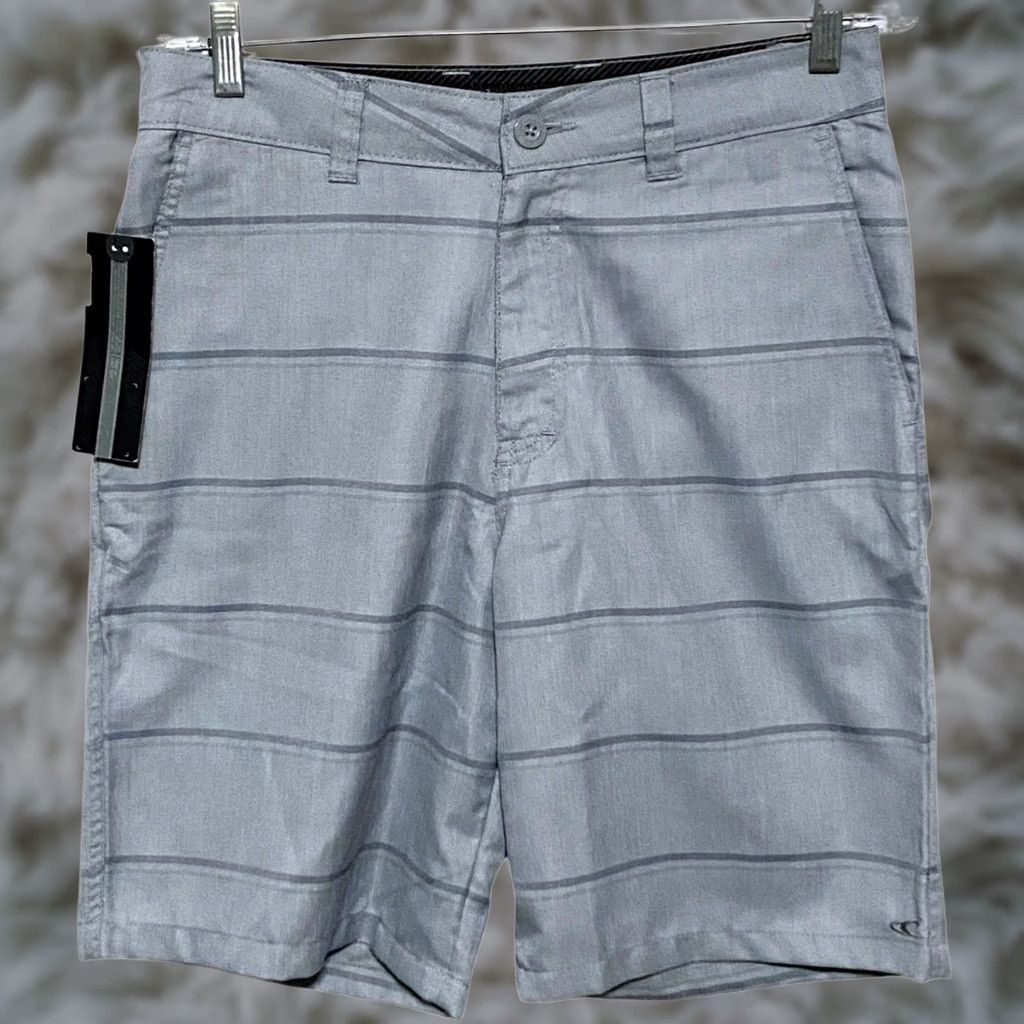 O'Neill O'Neill Shorts Striped Mens 30 NWT Flynn Skate Surf Beach Summer Athleisure Y2K Gray Size US 30 / EU 46 - 1 Thumbnail