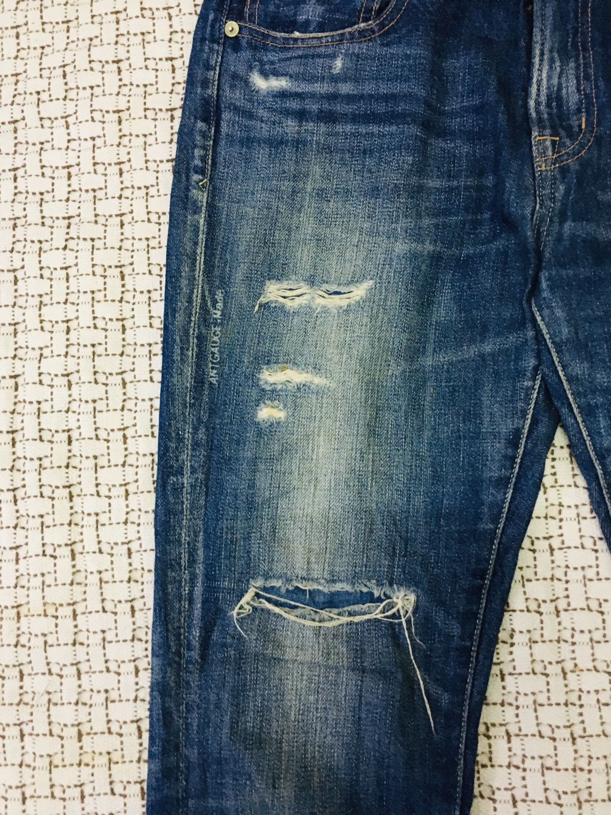 Japanese Brand Antgauge Distressed Jeans (16) Size 30" / US 8 / IT 44 - 15 Thumbnail