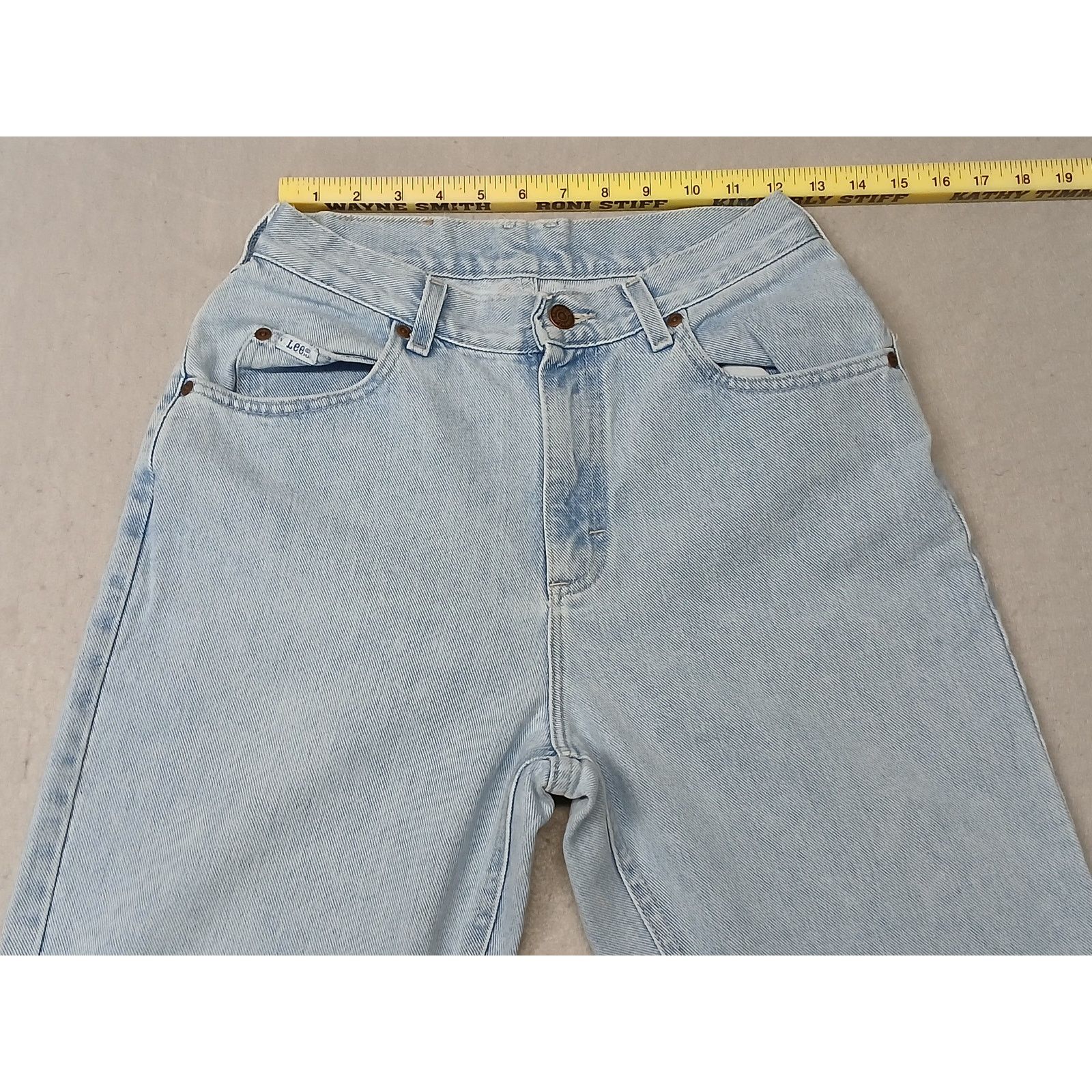 Lee Lee (8L) Vintage Tapered Leg Light Denim Jeans Size 30" / US 8 / IT 44 - 3 Thumbnail