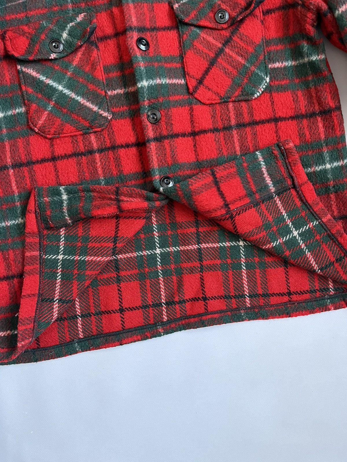 Chippewa Vintage 70s Chippewa Woolens Plaid Button Overshirt Shacket Size US M / EU 48-50 / 2 - 8 Thumbnail