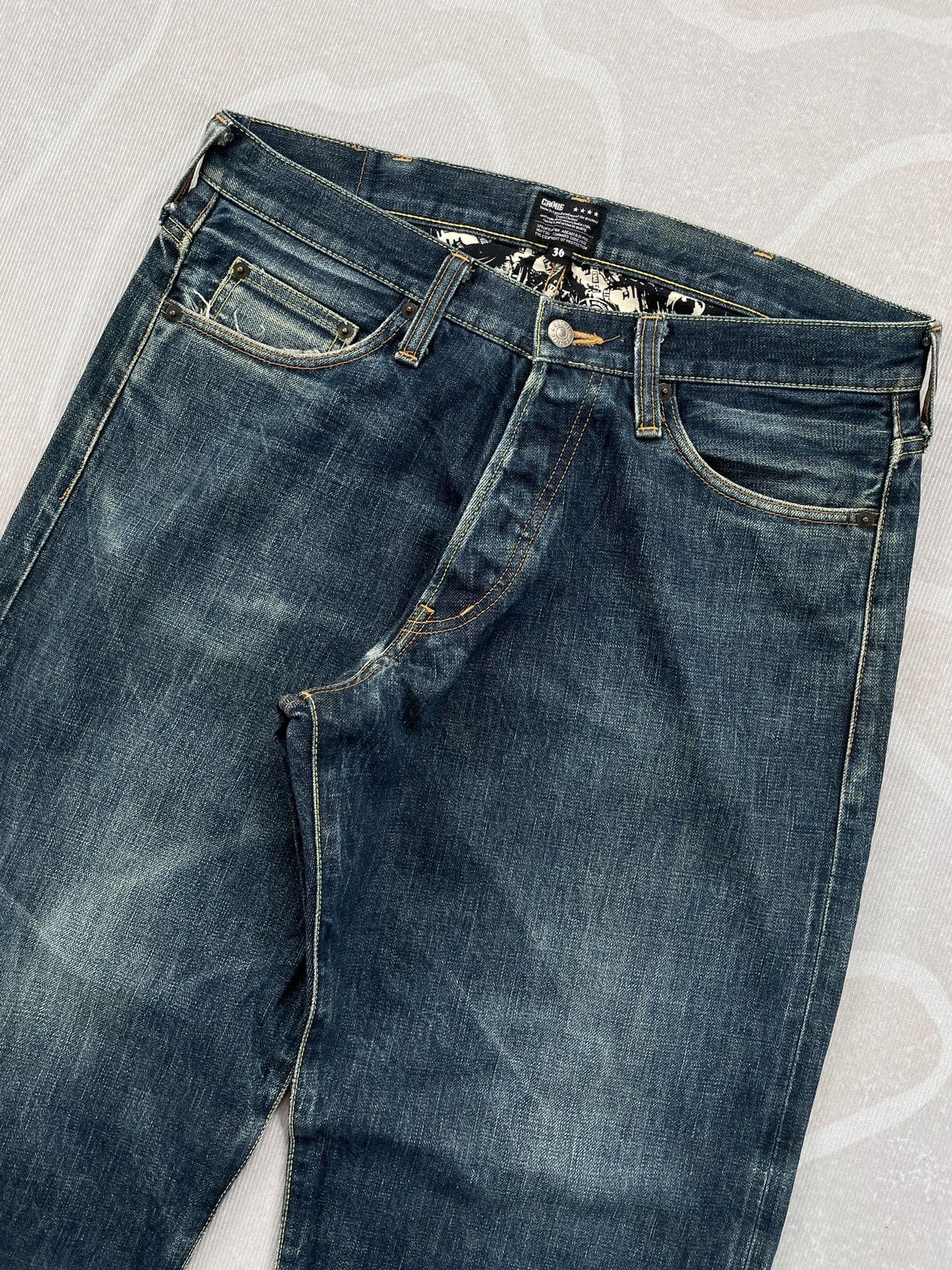 Designer × Japanese Brand × Salvage Crimie Red Selvedge Jeans (P63) Size US 33 - 4 Thumbnail
