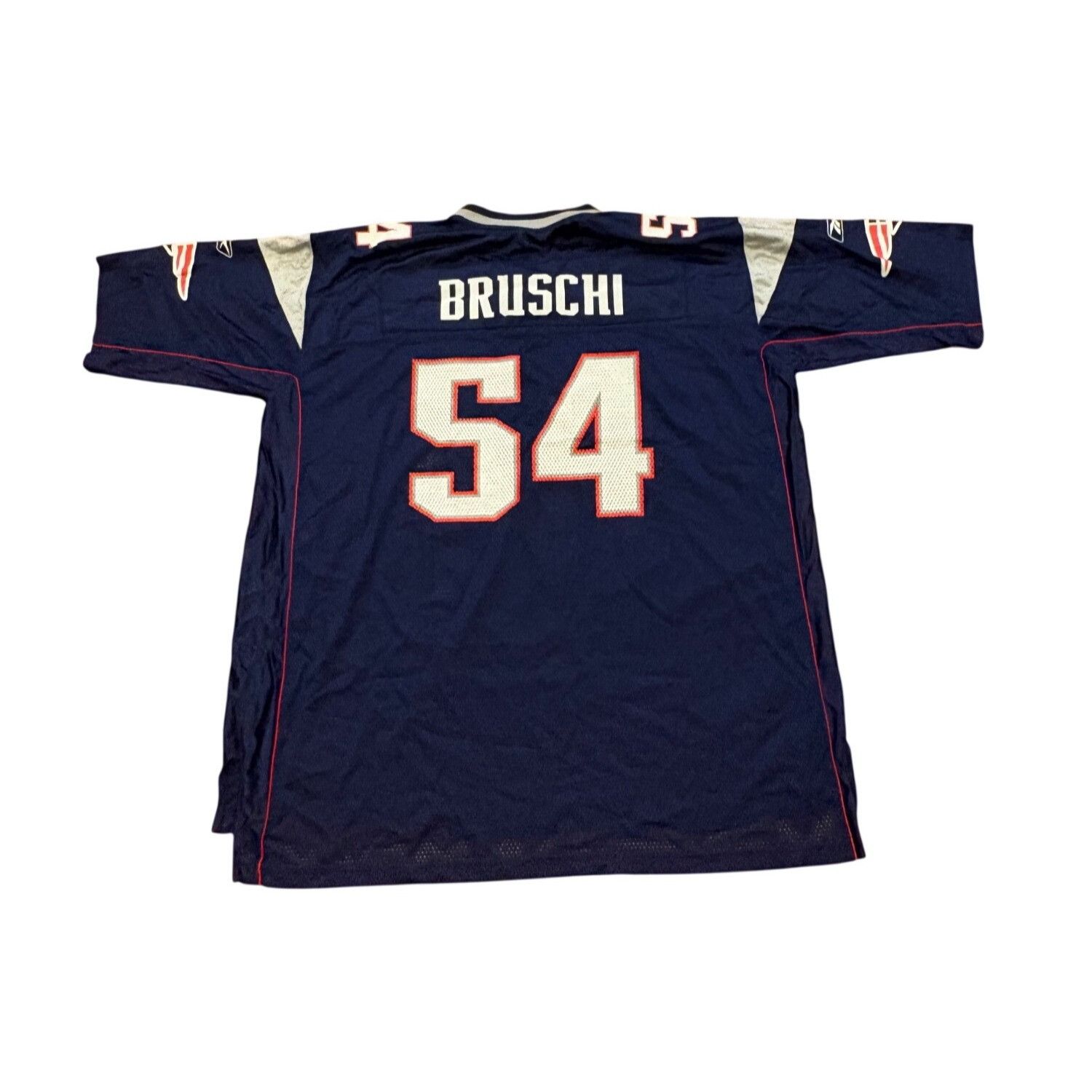 Reebok Reebok New England Patriots Tedy Bruschi #54 Home Blue NFL F Size US XXL / EU 58 / 5 - 1 Thumbnail