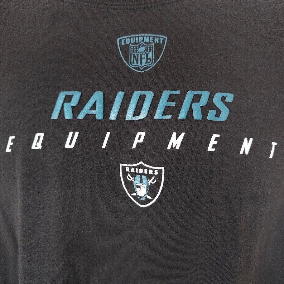 Reebok Las Vegas Raiders T Shirt Mens Size XL Black Reebok NFL Size US XL / EU 56 / 4 - 2 Thumbnail