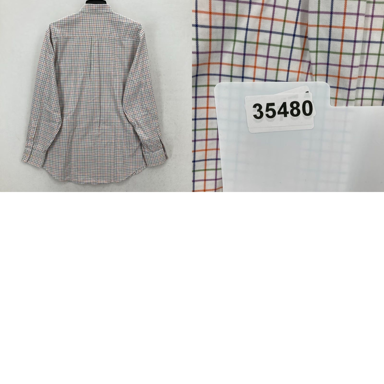 Peter Millar Peter Millar Nanoluxe Dress Shirt Mens L Multicolor Check Button-Down Preppy Shirt Size 42R - 9 Thumbnail