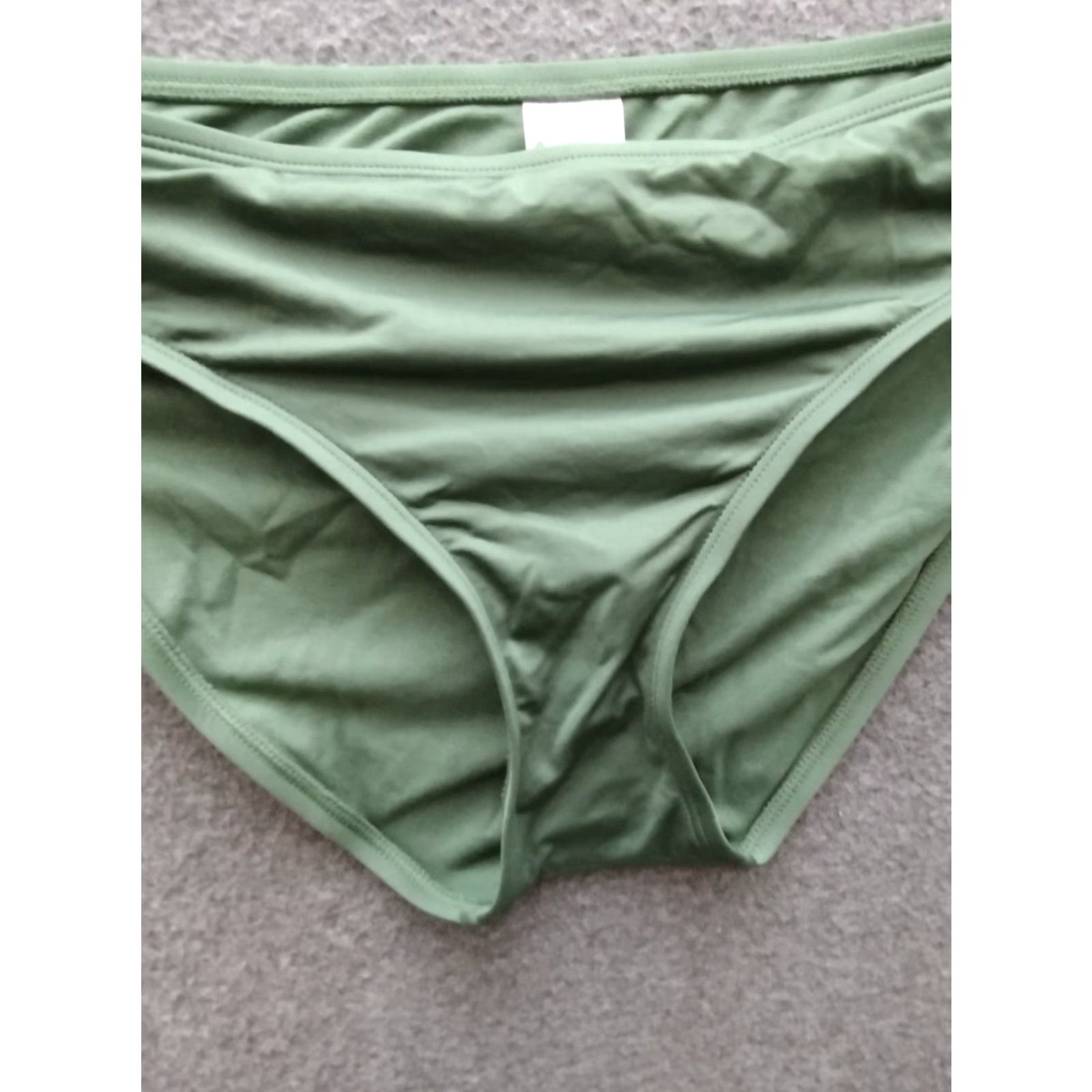 Vintage Kona Sol Bikini Bottom Women XL Green Tie Side Bikini Bottom Solid 16-18 Beach Womens Size XL Green Kona Sol Bikini Bottom Tie Side 16-18 Size 40" / US 18 - 3 Thumbnail