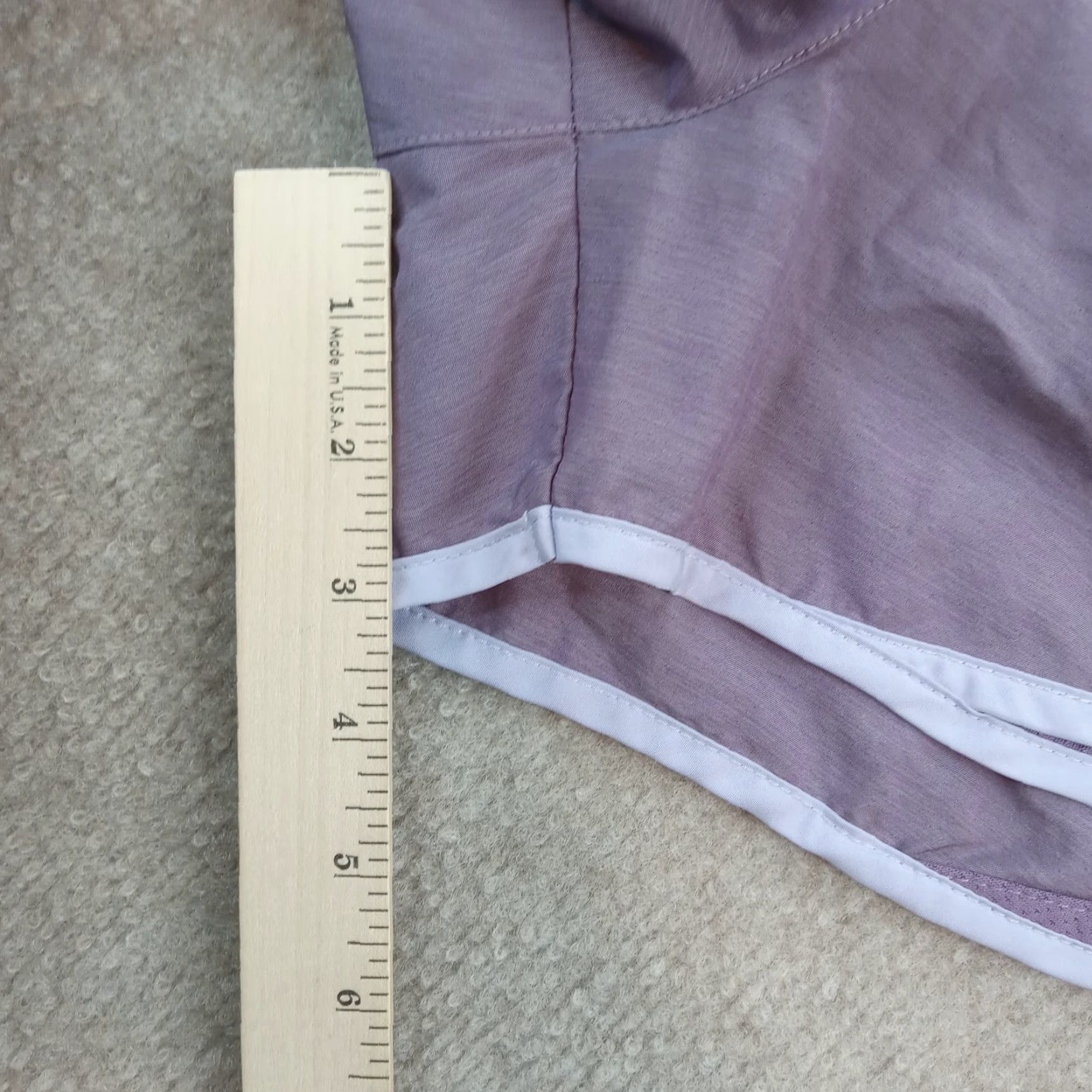 Nike Nike Dri-Fit Running Shorts Womens Small Purple Lined Elastic Waist Size 23" - 2 Thumbnail