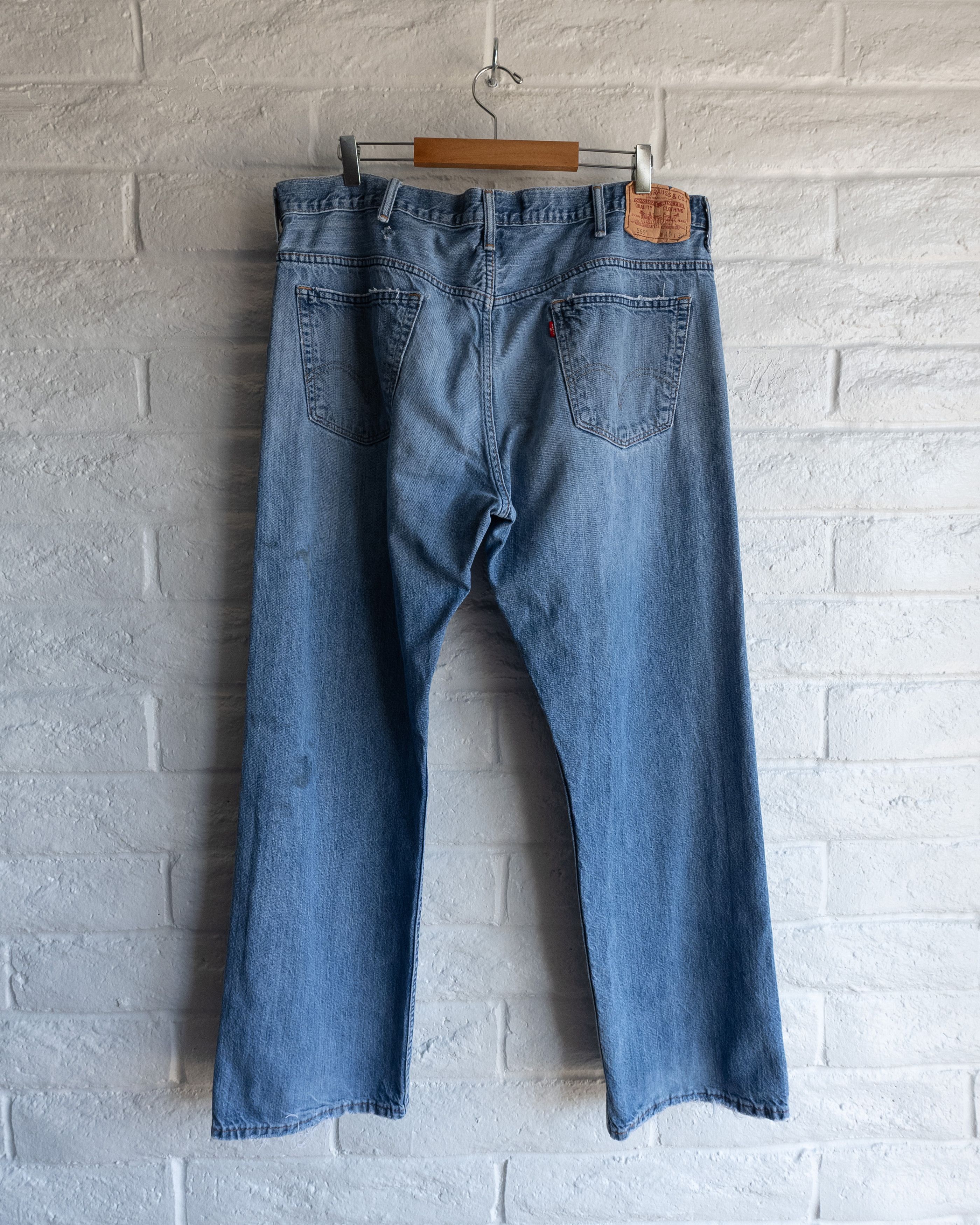 Levi's Vintage 2000s Levi's 569 Jeans Y2K Loose Baggy Men's 40 Size US 40 / EU 56 - 4 Thumbnail