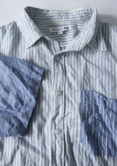 Uniqlo x J.W. Anderson + Cotton Linen Blend Short Sleeved T-Shirt