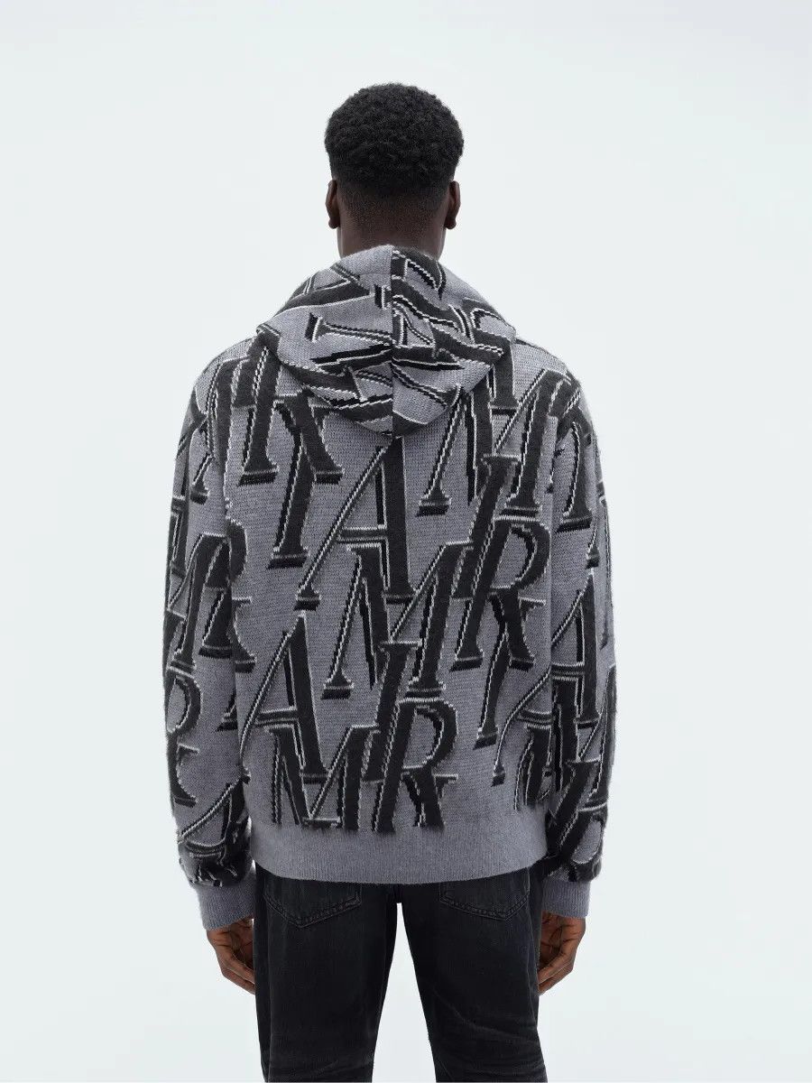 Amiri o1y0525 Logo Hoodie in Gray/Black Size US L / EU 52-54 / 3 - 4 Thumbnail