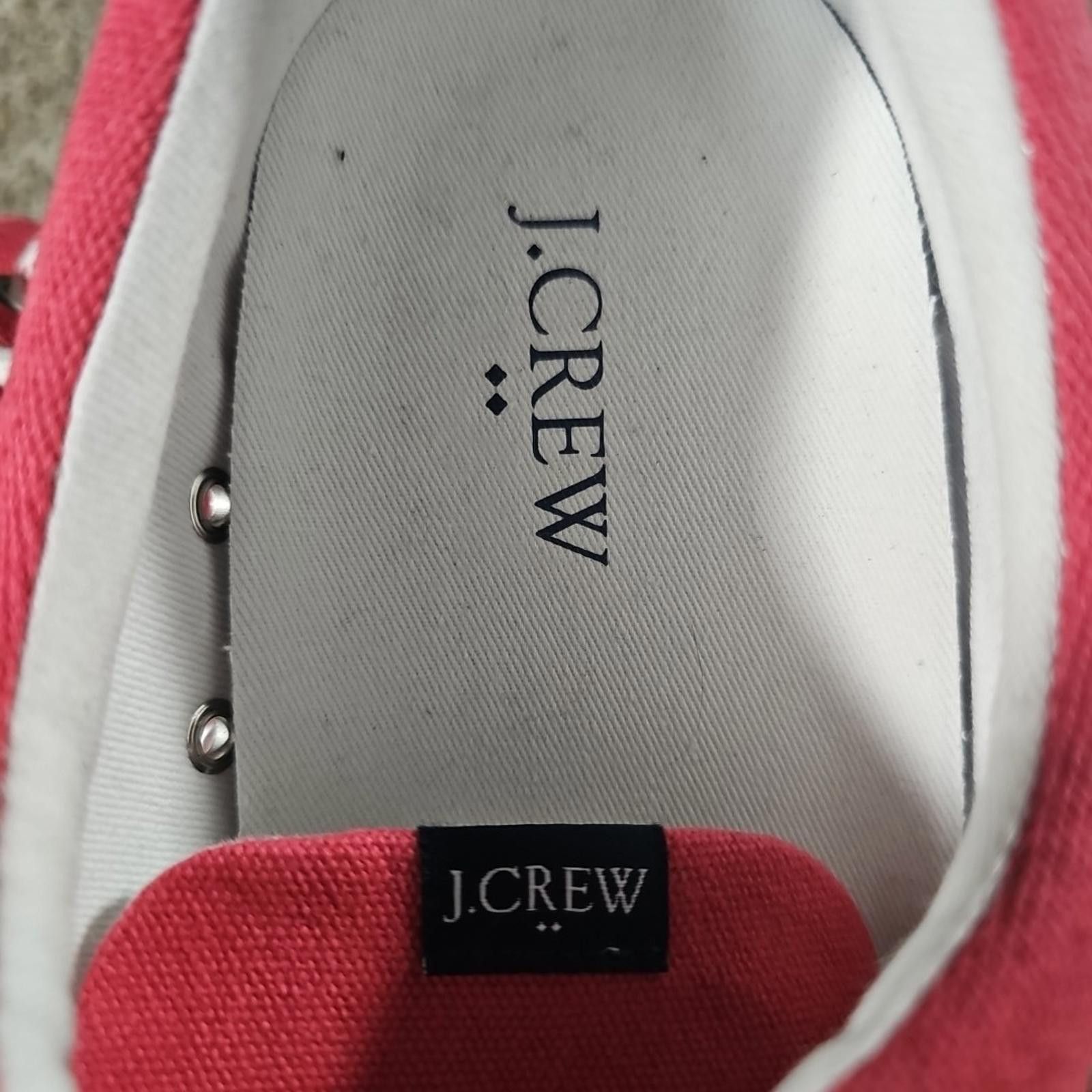 J.Crew J.Crew AL-058 Salmon Canvas Lace-Up Shoes Men’s Size 10 Size US 10 / EU 43 - 2 Thumbnail