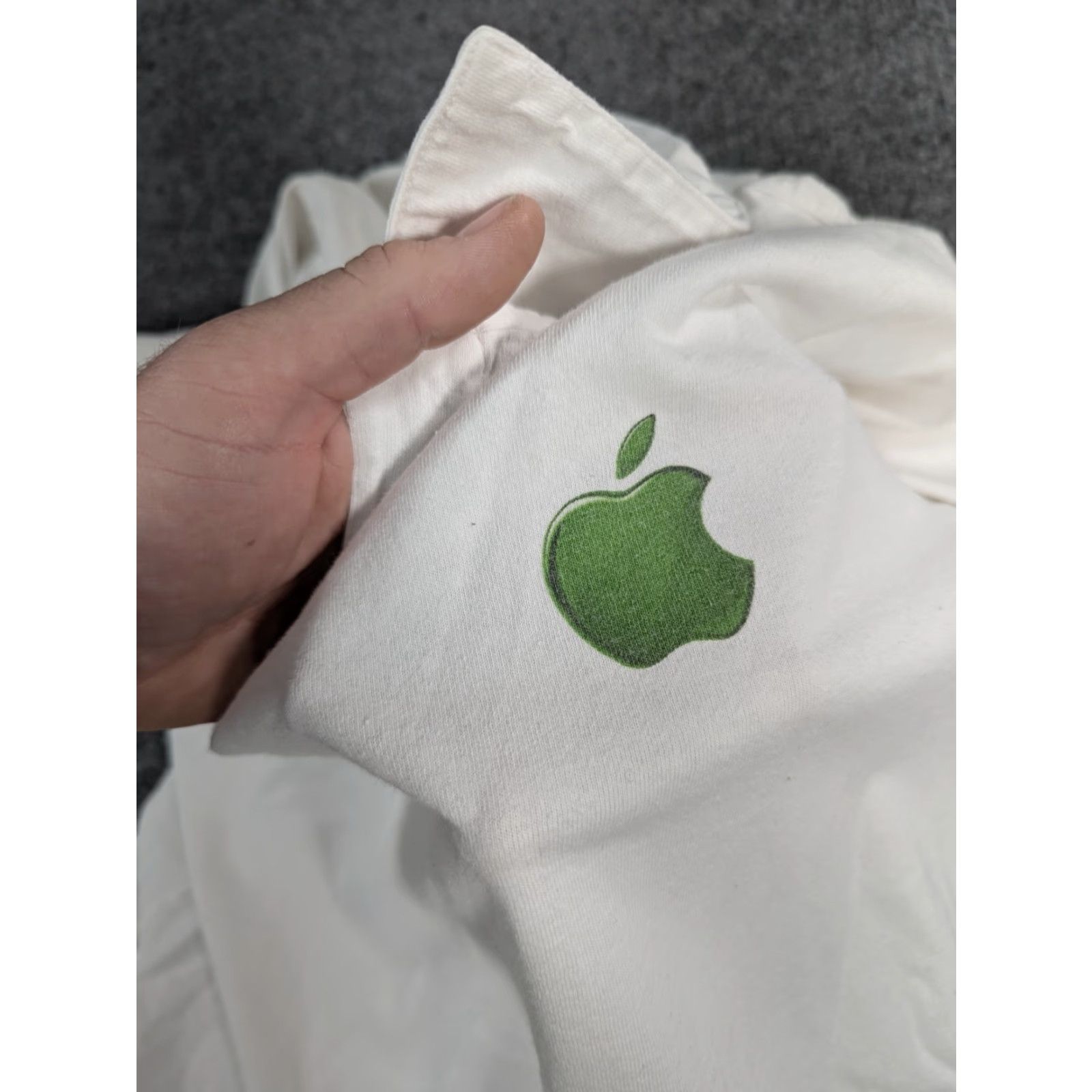 Apple VINTAGE 90's Apple Computer Promo Employee Shirt Long Sleeve Green Logo Size L Mens Size US L / EU 52-54 / 3 - 3 Thumbnail