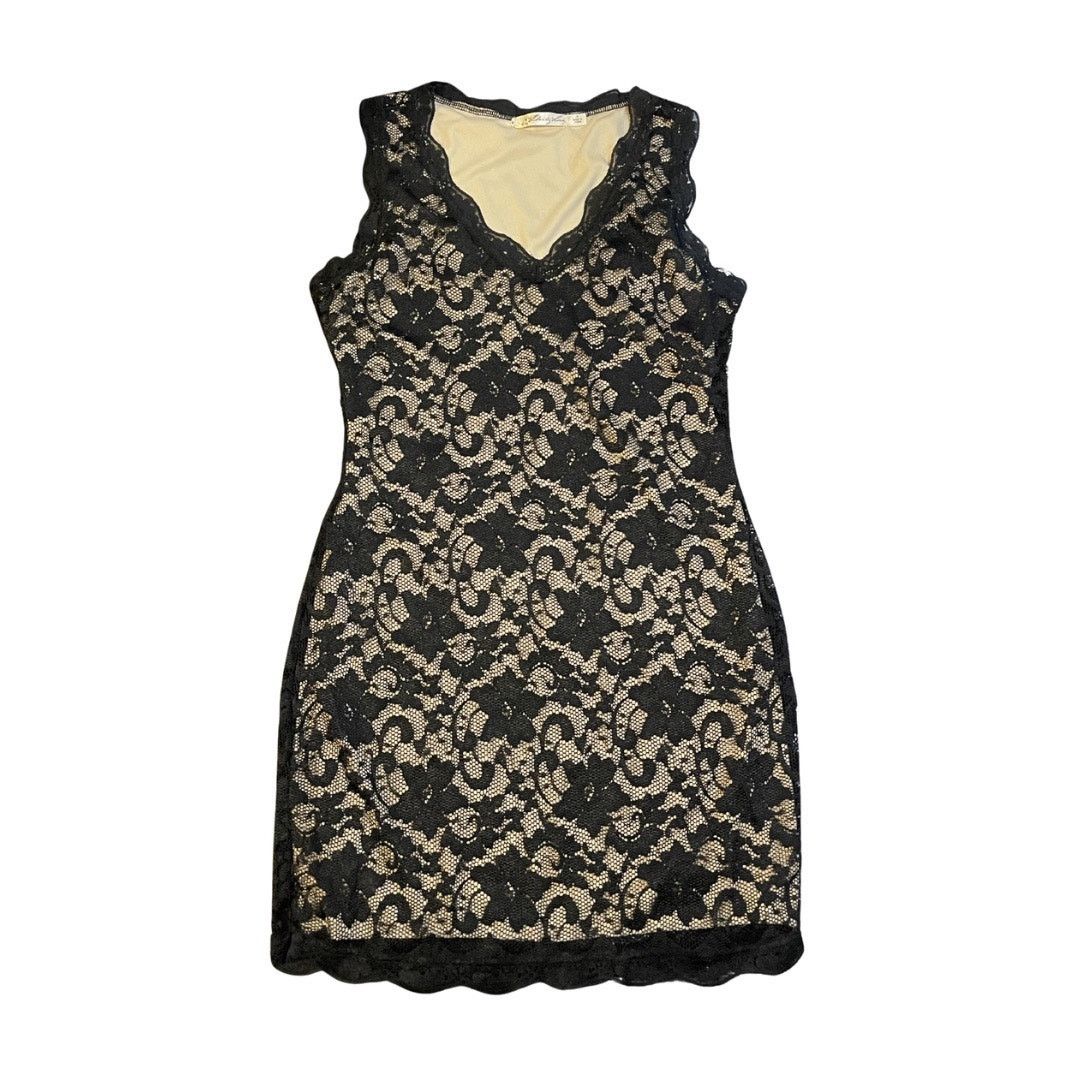 Other Liberty Love Lace Mini Dress Bodycon Cocktail Whimsygoth Size L / US 10 / IT 46 - 1 Thumbnail