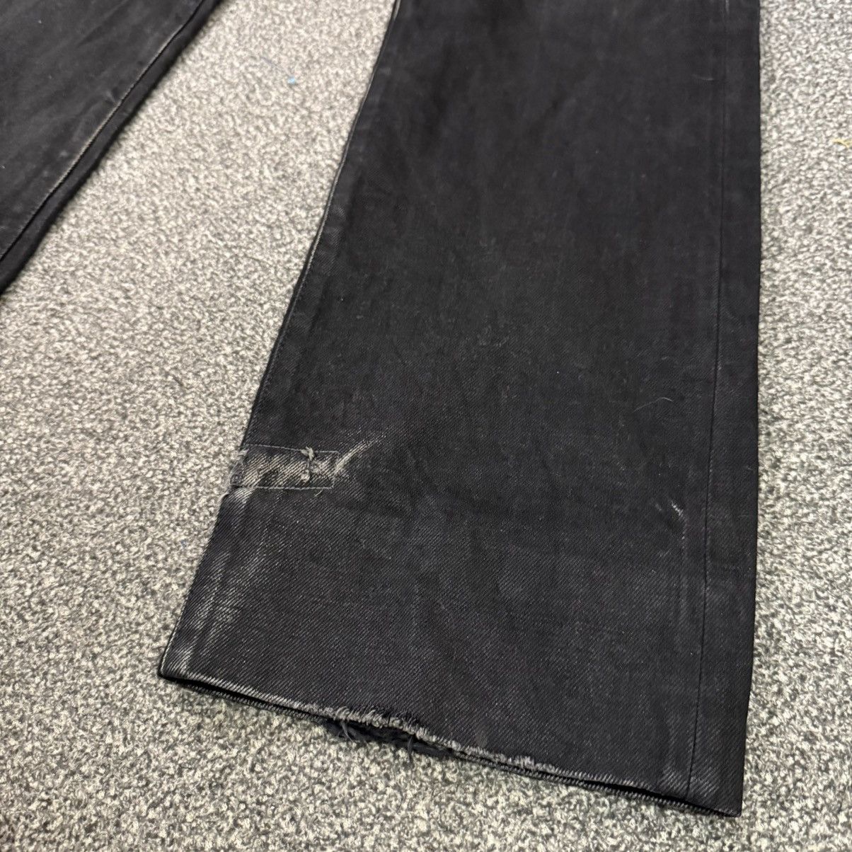 If Six Was Nine 🔥🇯🇵 Vintage Black Fade Distressed Denim Boycott Selvedge Size US 30 / EU 46 - 6 Thumbnail