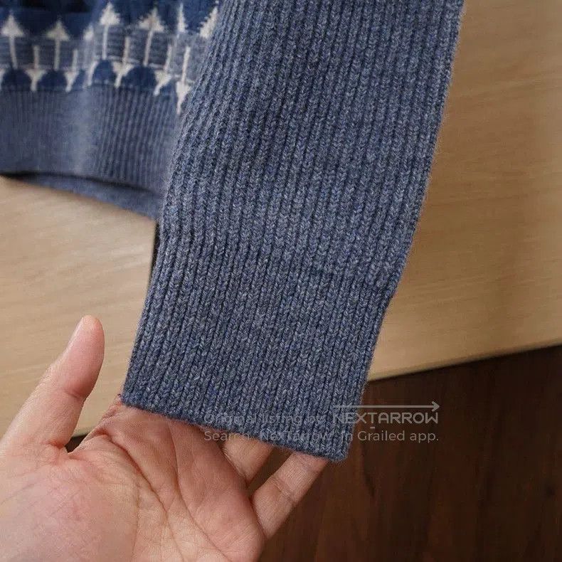 Loro Piana Loro Piana Men's Fair Isle Zip Sweater. Size US L / EU 52-54 / 3 - 4 Thumbnail