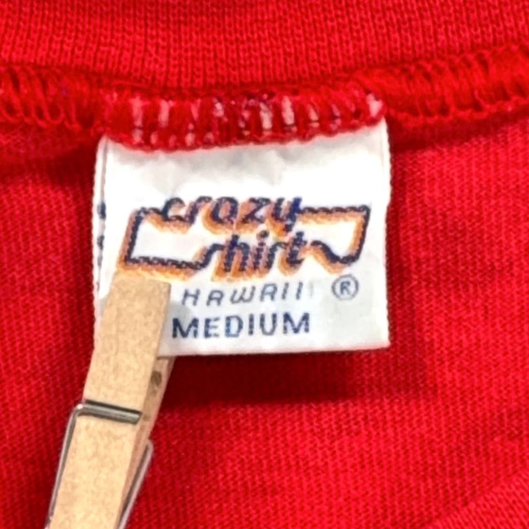 Vintage VINTAGE Crazy Shirts Volleyball Shirt Adult MEDIUM Red Hawaii USA 80s King Kamehameha Club Womens? Mens Size US M / EU 48-50 / 2 - 5 Thumbnail
