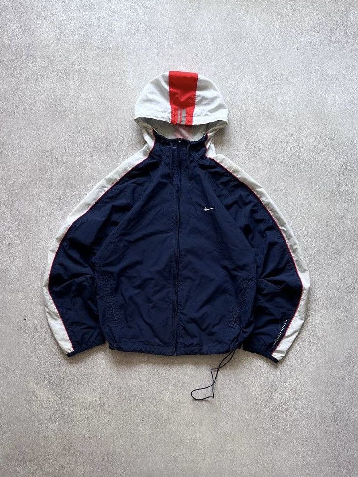 Nike Vintage Nike Swoosh Nylon Jacket Y2K L Size US L / EU 52-54 / 3 - 1 Thumbnail