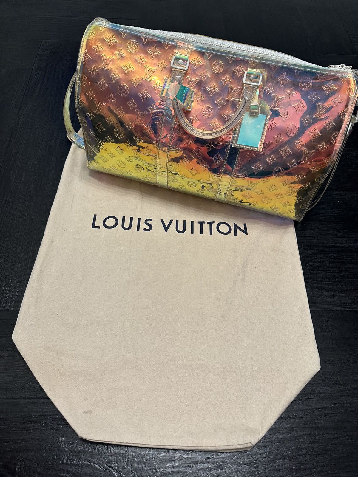 Louis Vuitton Louis Vuitton Prism Keepall 50 Grailed