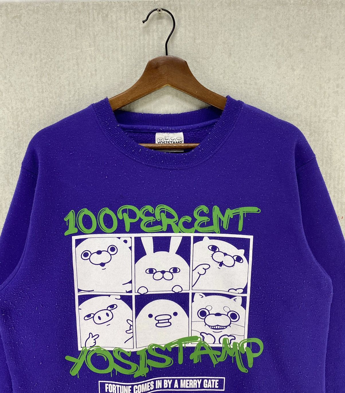 Cartoon Network × Japanese Brand Yosistamp Cartoon Sticker Sweatshirt Big Logo Crewneck Size US L / EU 52-54 / 3 - 4 Thumbnail