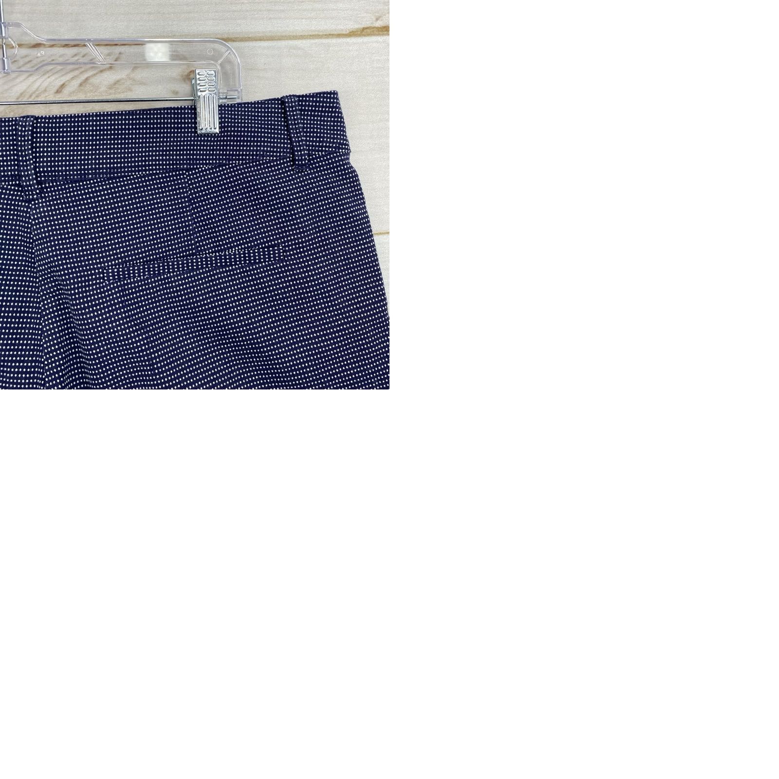 Vintage The Limited Shorts Womens 16 Blue Polka Dot Stretch Twill Classic Preppy Pockets Size 38" / US 16 / IT 52 - 9 Thumbnail