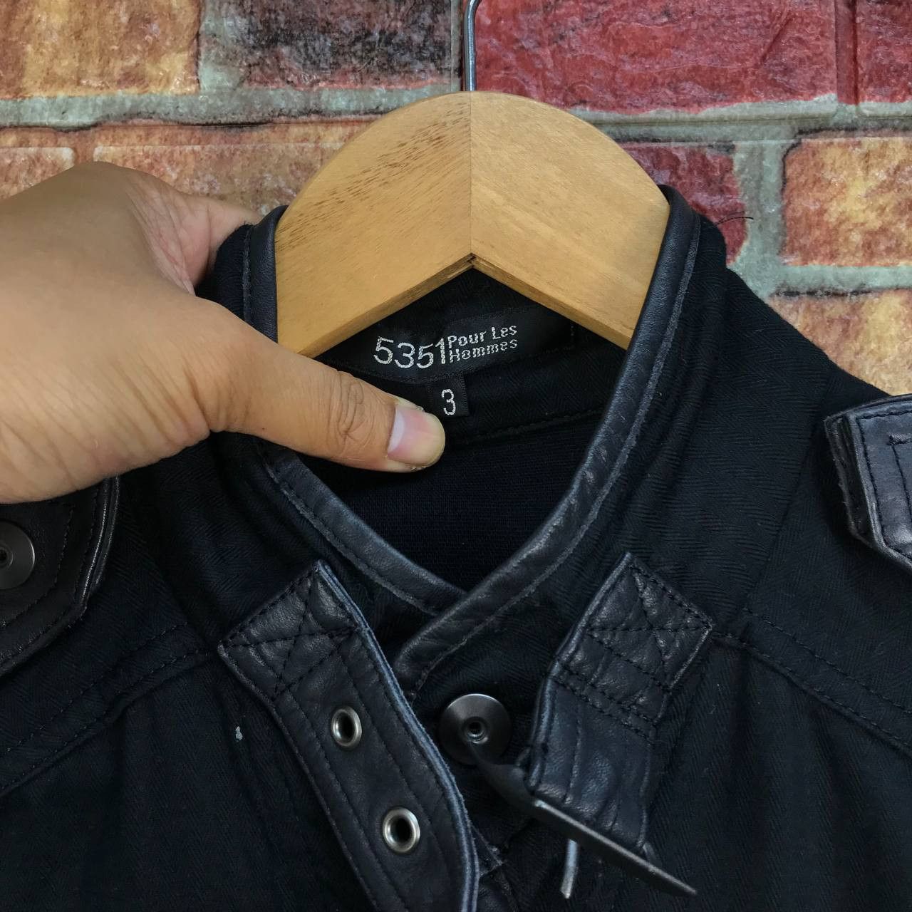 5351 POUR LES HOMMES 5351 Pour Les Hommes Pilot Bondage LGB Shirt Leather Trim Size US M / EU 48-50 / 2 - 8 Thumbnail