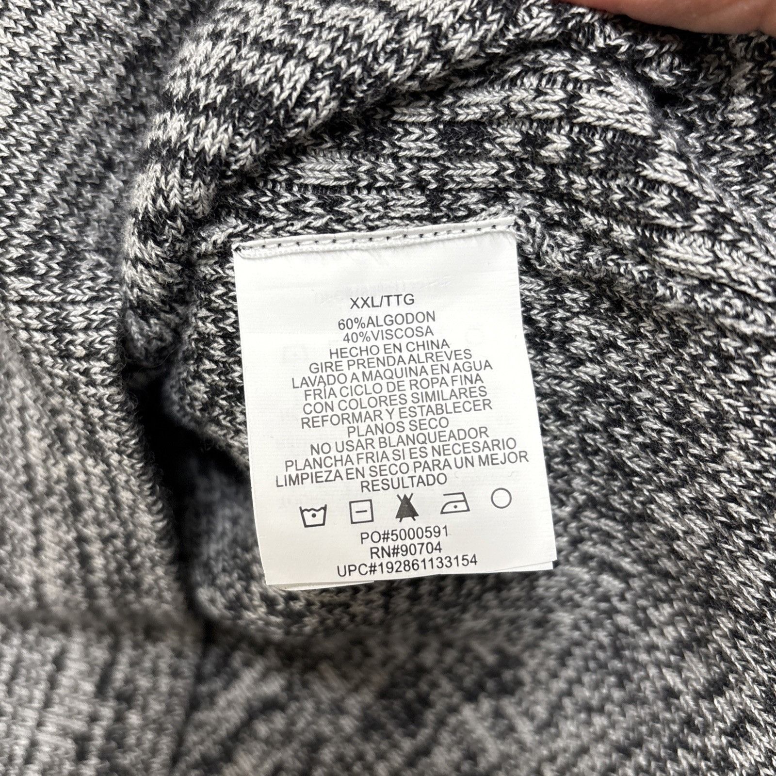 Vince Camuto Vince Camuto Sweater Mens size XXL Heather Gray 1/4 Zip Casu Size US XXL / EU 58 / 5 - 9 Thumbnail