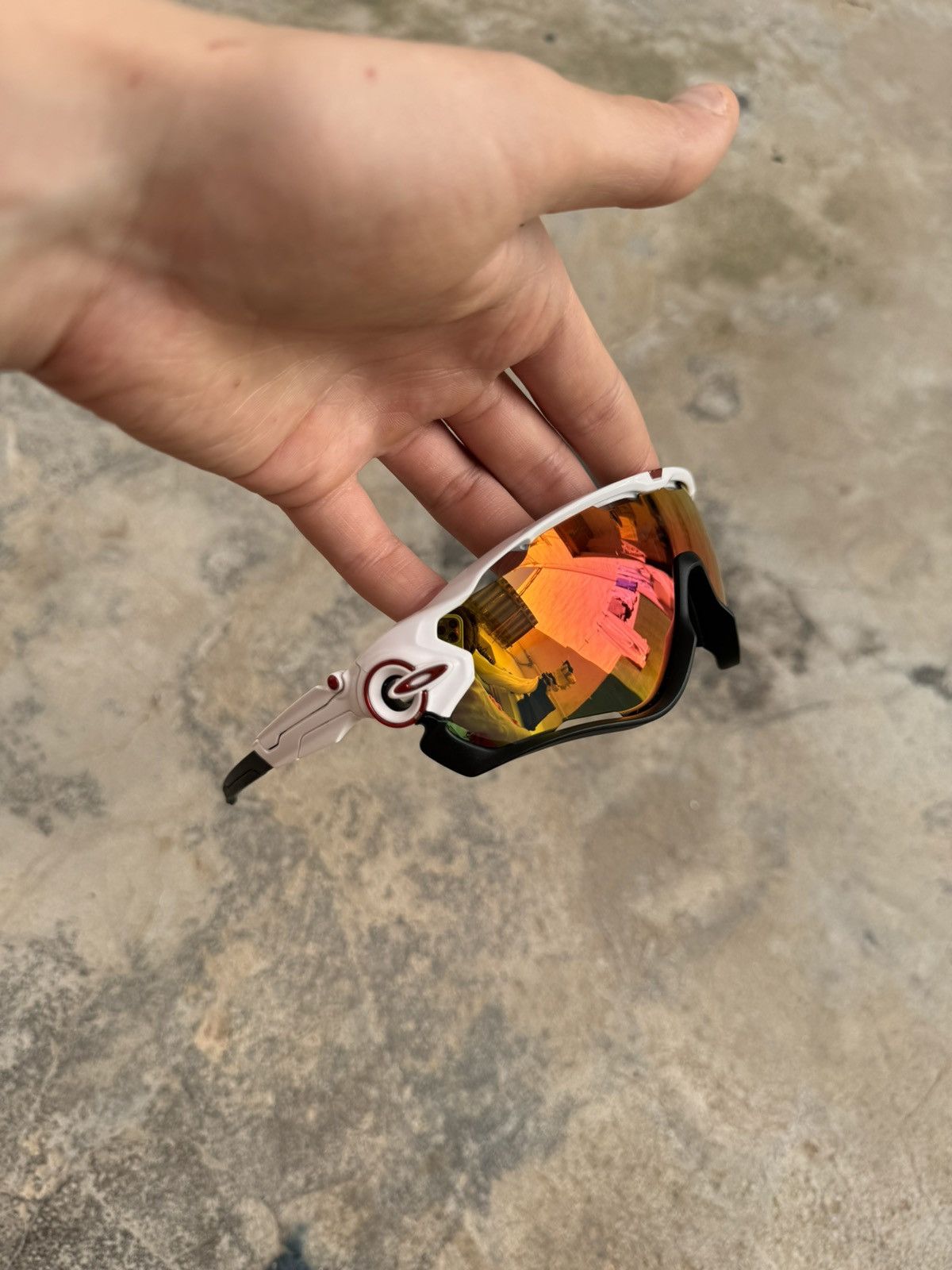 Oakley × Streetwear × Vintage Oakley Jawbreaker Polished White