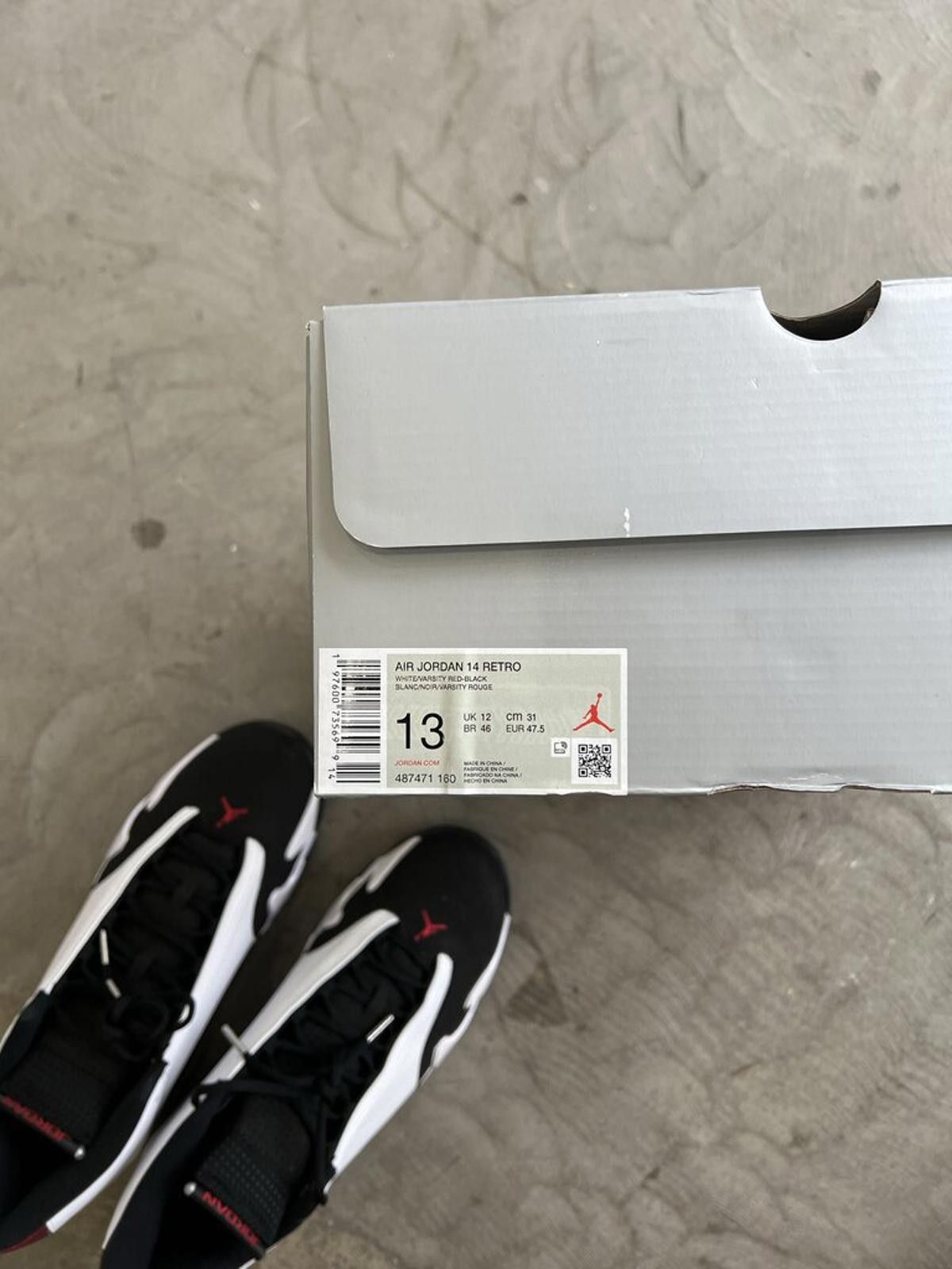 Jordan Brand Jordan 14 Black Toe Sz. 13 Size ONE SIZE - 6 Thumbnail