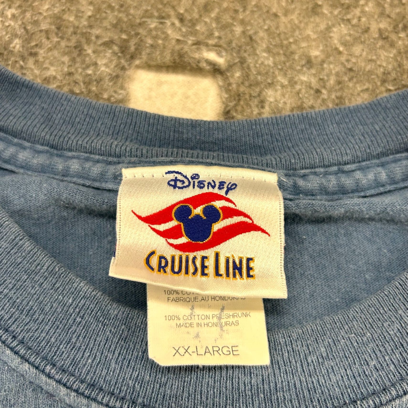 Disney VINTAGE Disney Shirt Mens 2XL Blue Cruise Line Castaway Cay Surfboard Surf Y2K Size US XXL / EU 58 / 5 - 2 Thumbnail