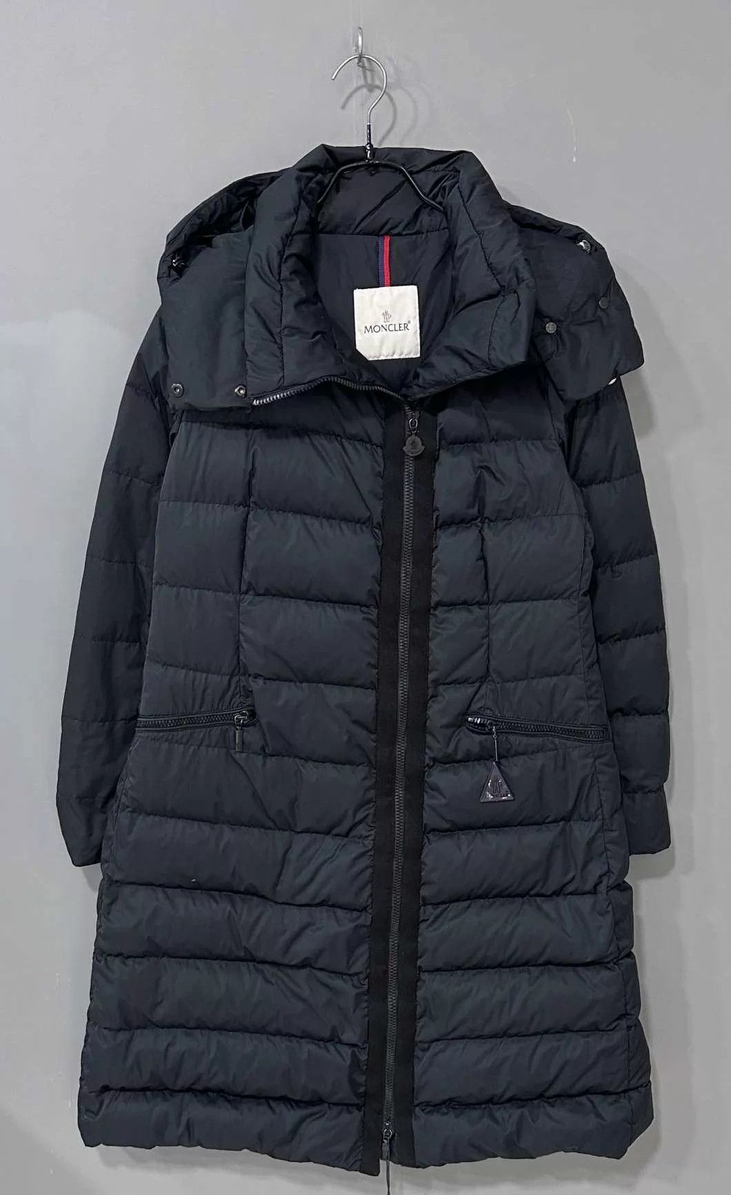 Moncler Moncler Zind Black Long Down Coat Size 2 Size XS / US 0-2 / IT 36-38 - 2 Thumbnail