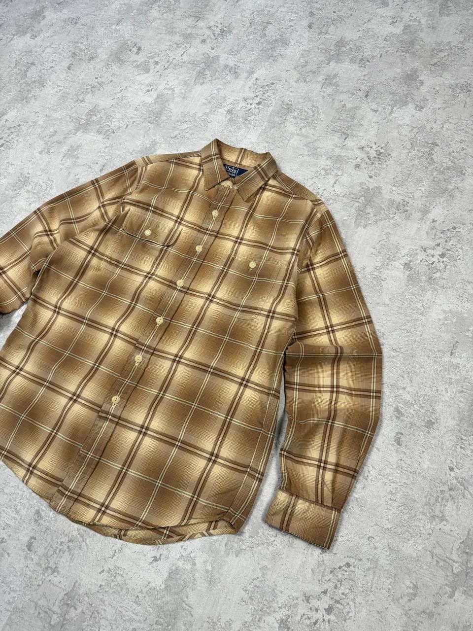 Polo Ralph Lauren Vintage Polo Ralph Lauren Flannel Shirt Button Ups Travis Size US M / EU 48-50 / 2 - 3 Thumbnail