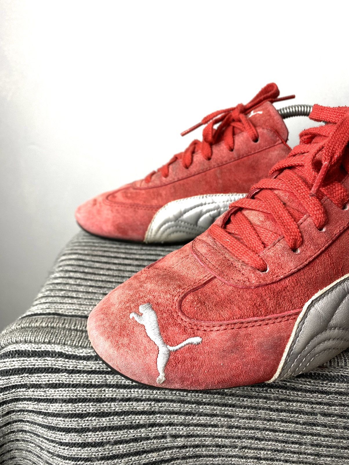 Puma Rare! Vintage Suede Puma Speed Cat Sneakers Racing Ferrari Size US 8 / EU 41 - 4 Thumbnail