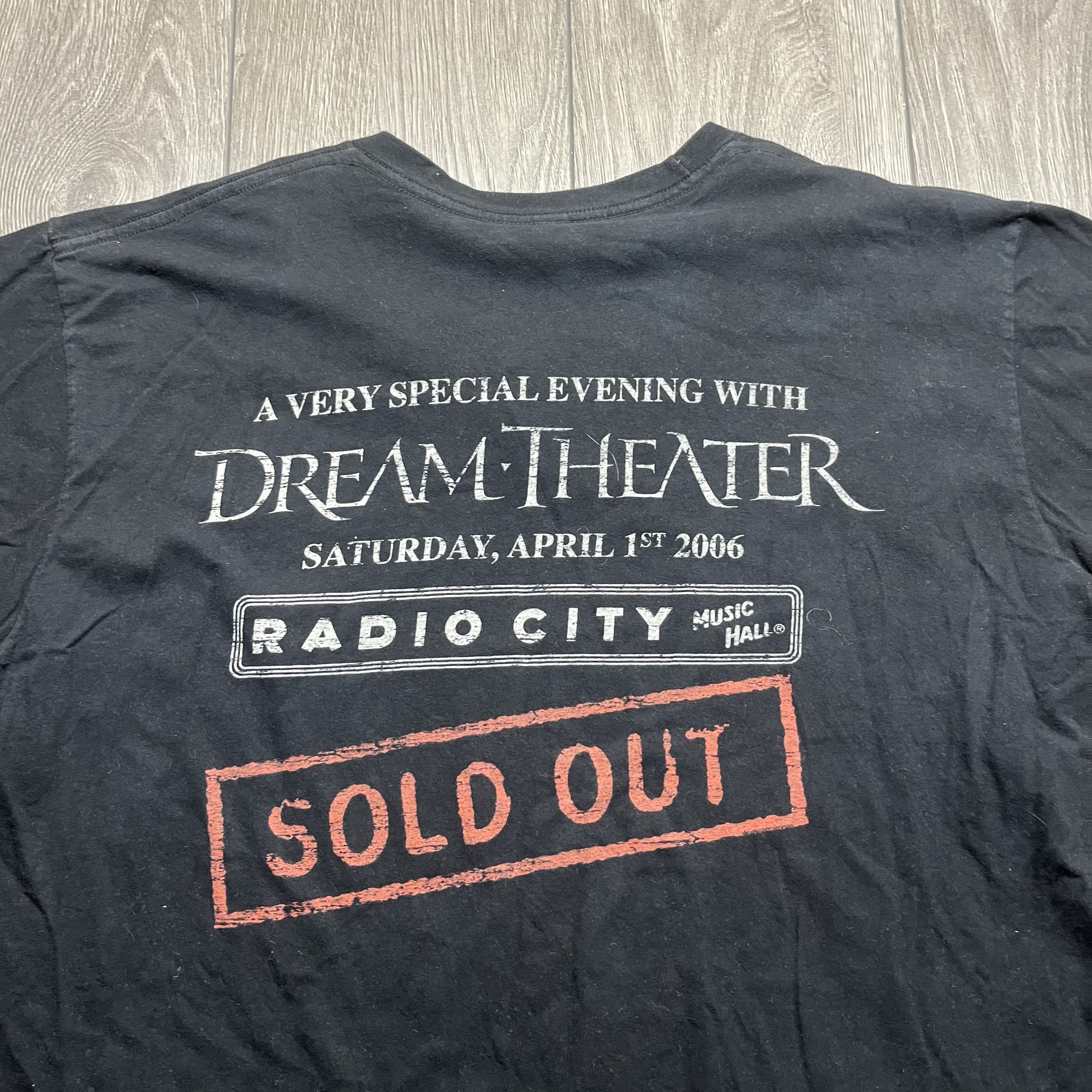 Band Tees × Vintage Vintage Dream Theatre 2006 Radio City Band Shirt Size US XL / EU 56 / 4 - 6 Thumbnail
